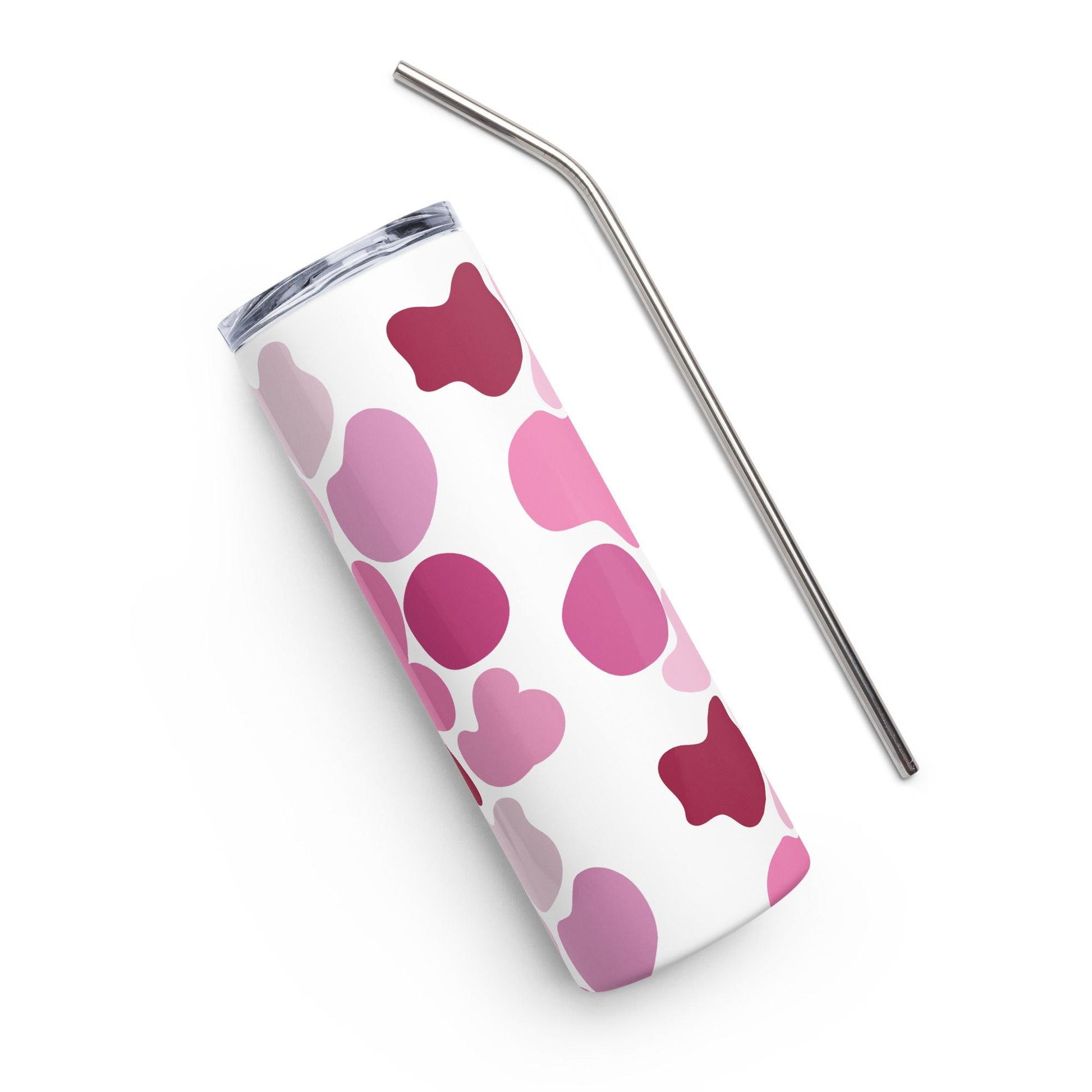 Pink Patch Stainless Steel Tumbler - Clover Collection Shop