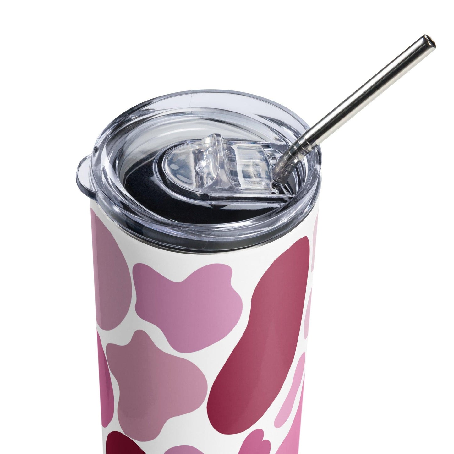 Pink Patch Stainless Steel Tumbler - Clover Collection Shop