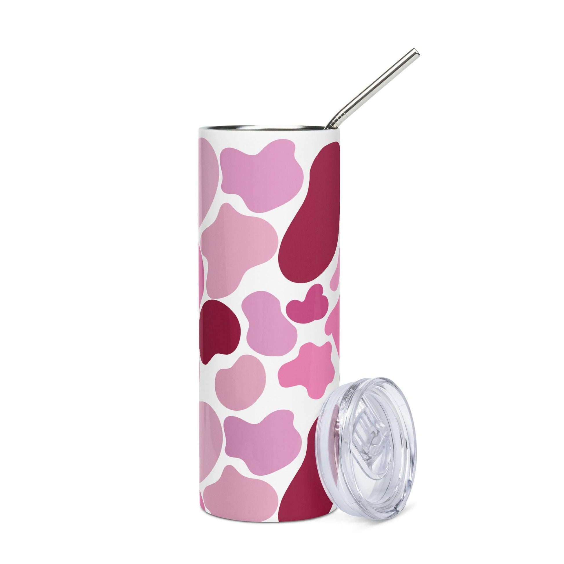 Pink Patch Stainless Steel Tumbler - Clover Collection Shop