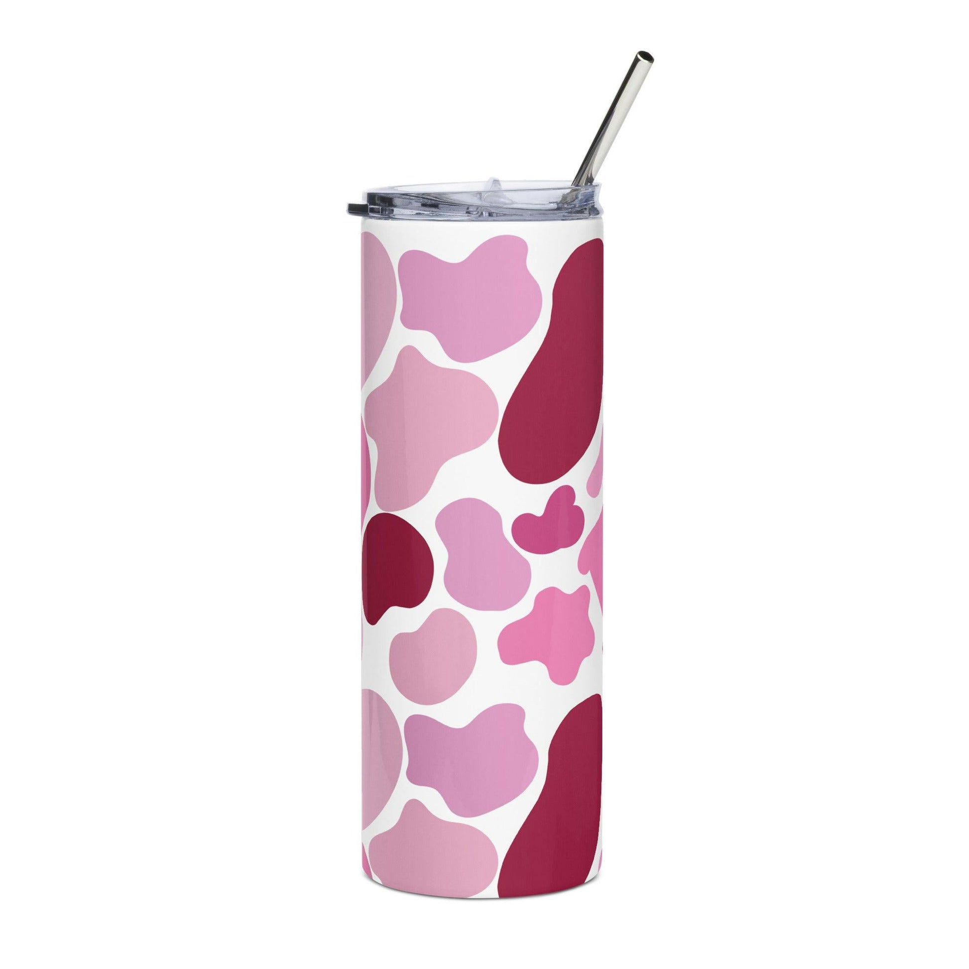 Pink Patch Stainless Steel Tumbler - Clover Collection Shop