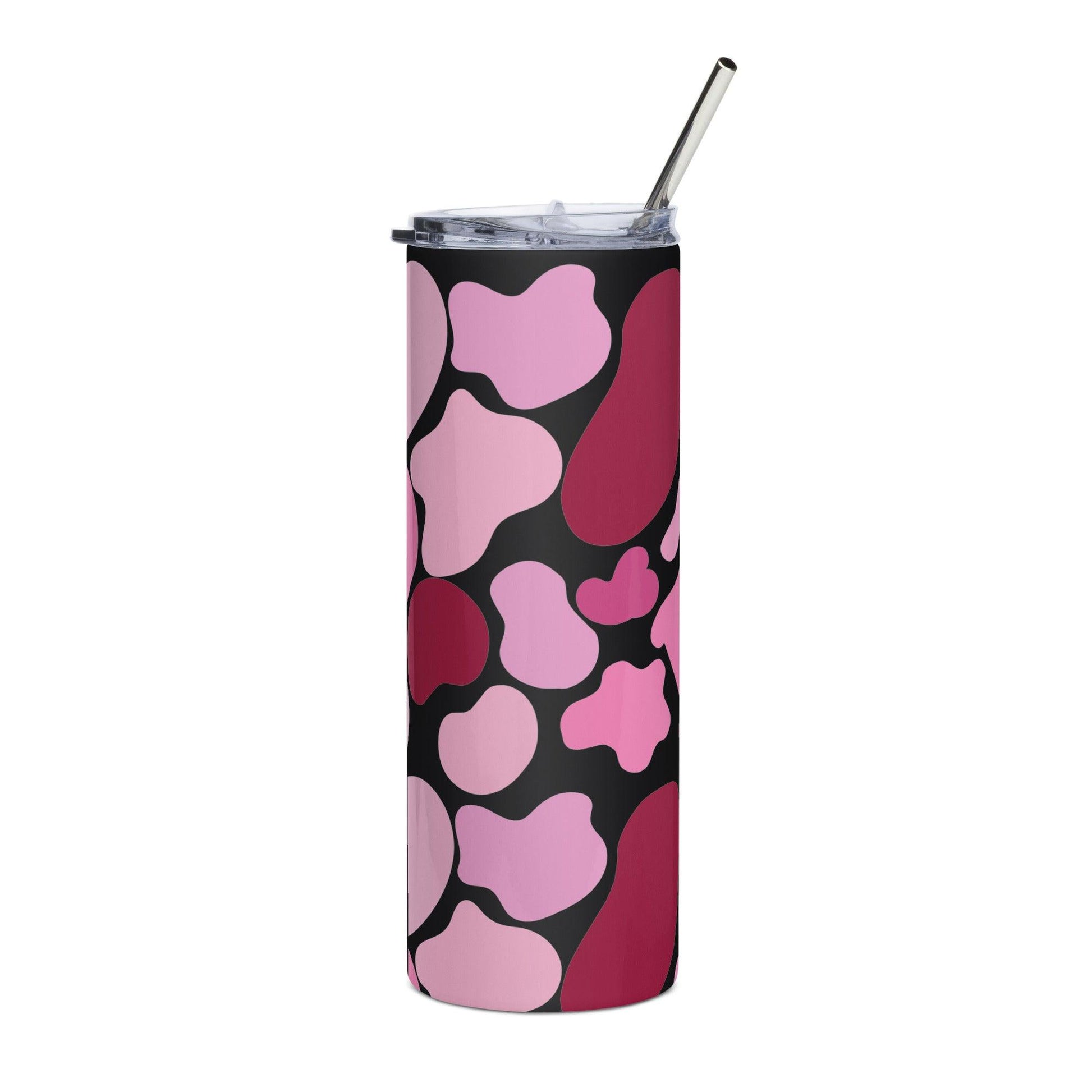 Pink Patch Stainless Steel Tumbler - Clover Collection Shop