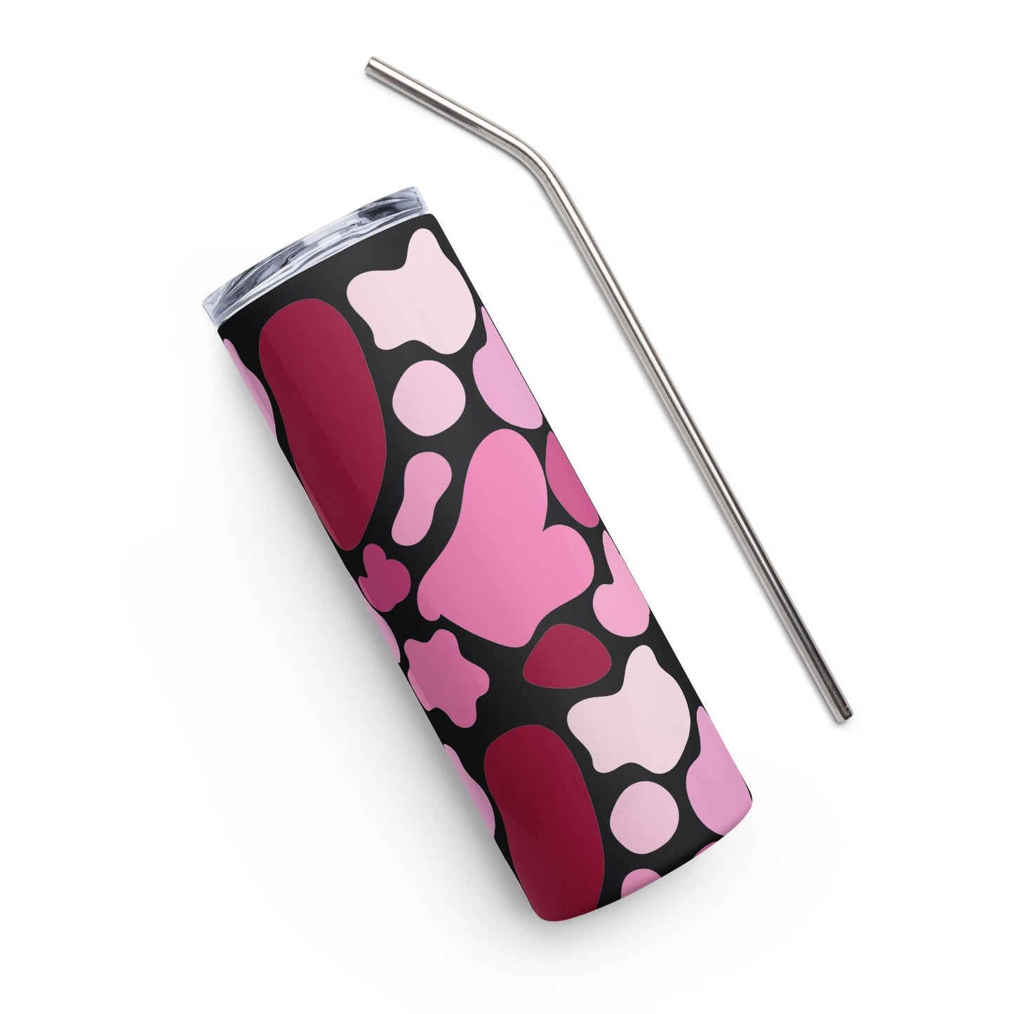 Pink Patch Stainless Steel Tumbler - Clover Collection Shop