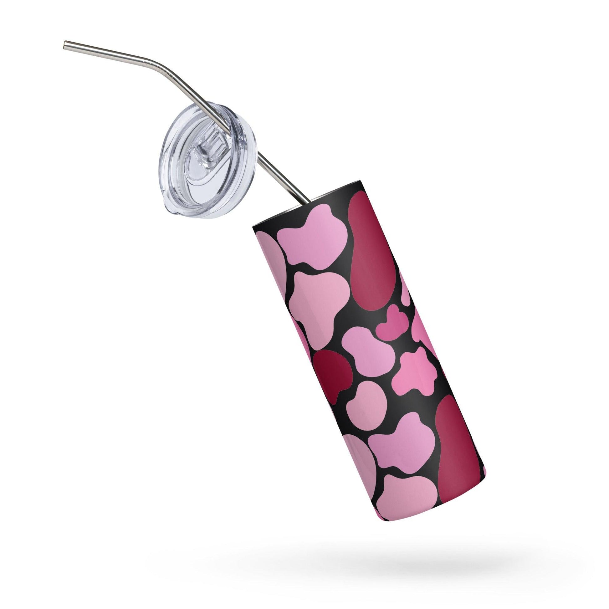 Pink Patch Stainless Steel Tumbler - Clover Collection Shop