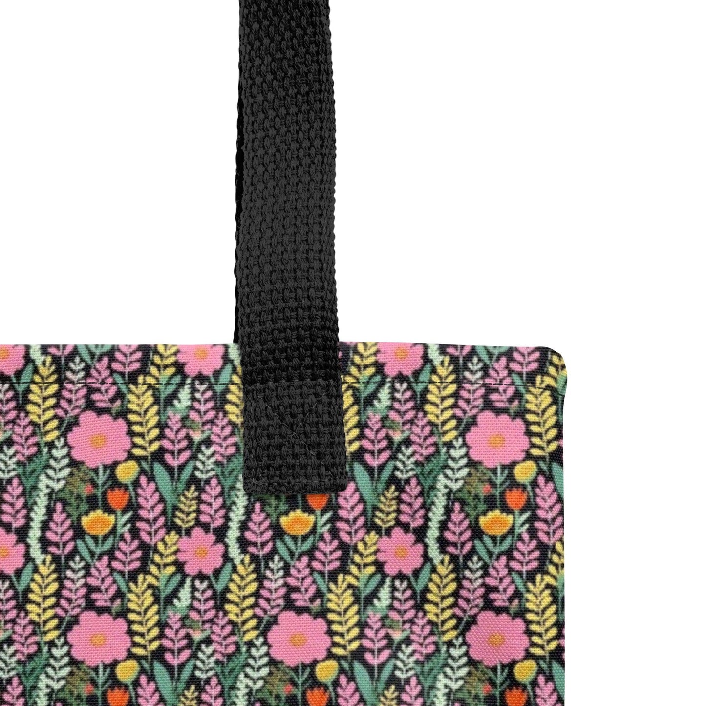 Premium Floral Tote Bag - Clover Collection Shop