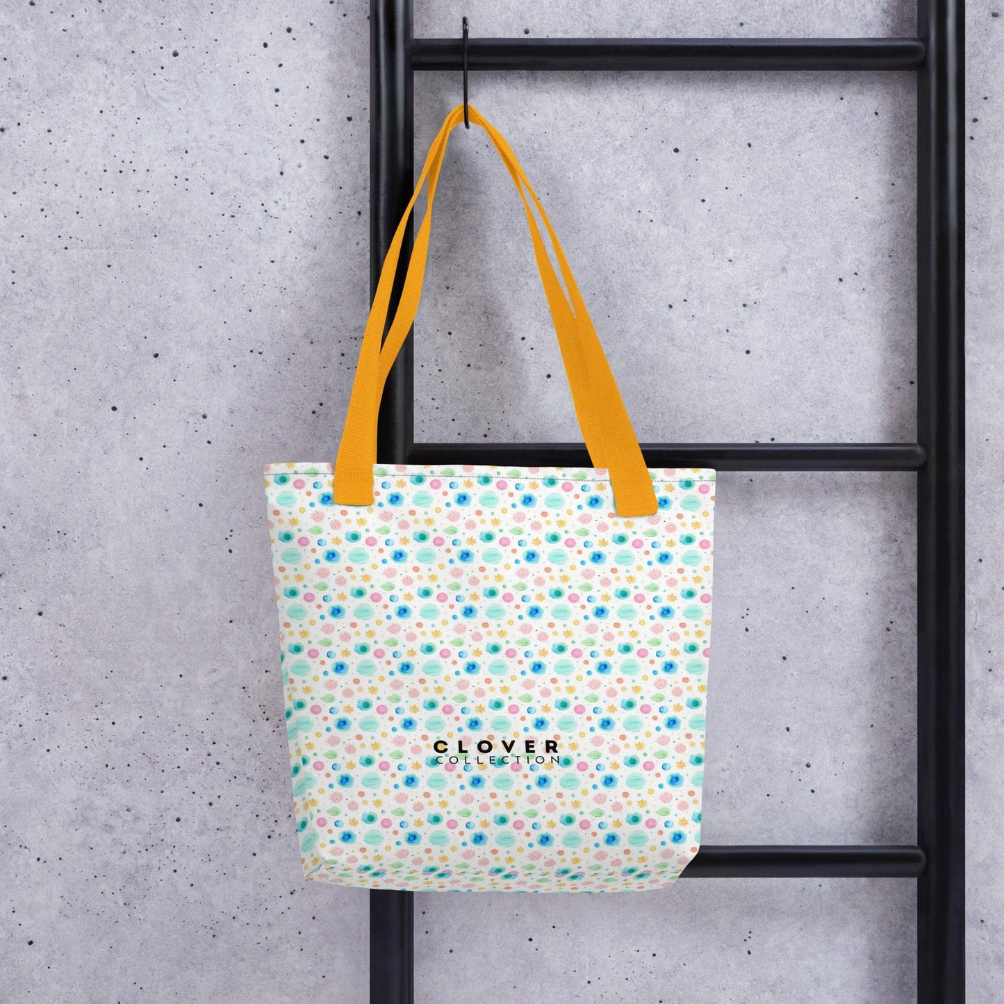 Premium Water Paint Tote Bag - Clover Collection Shop