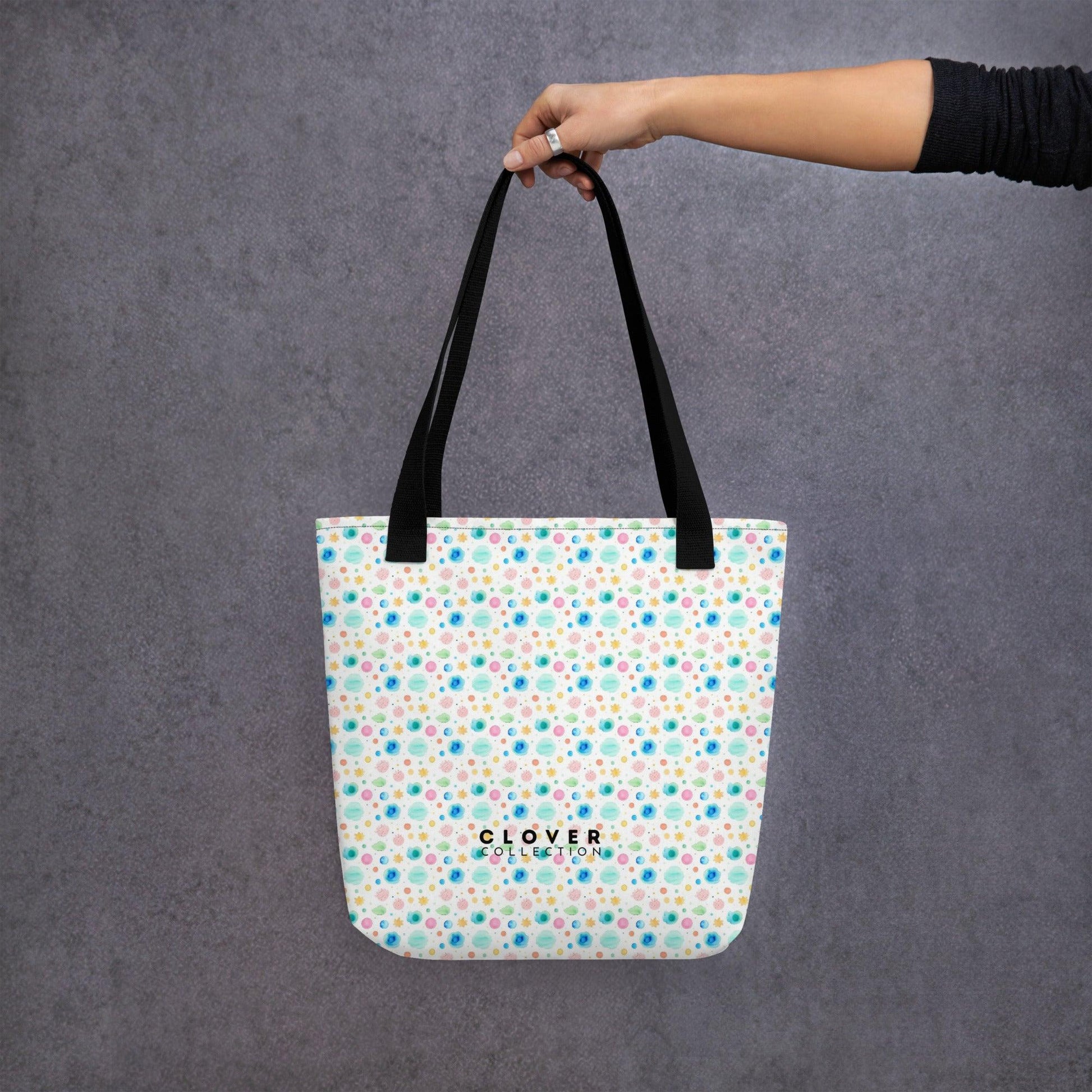 Premium Water Paint Tote Bag - Clover Collection Shop