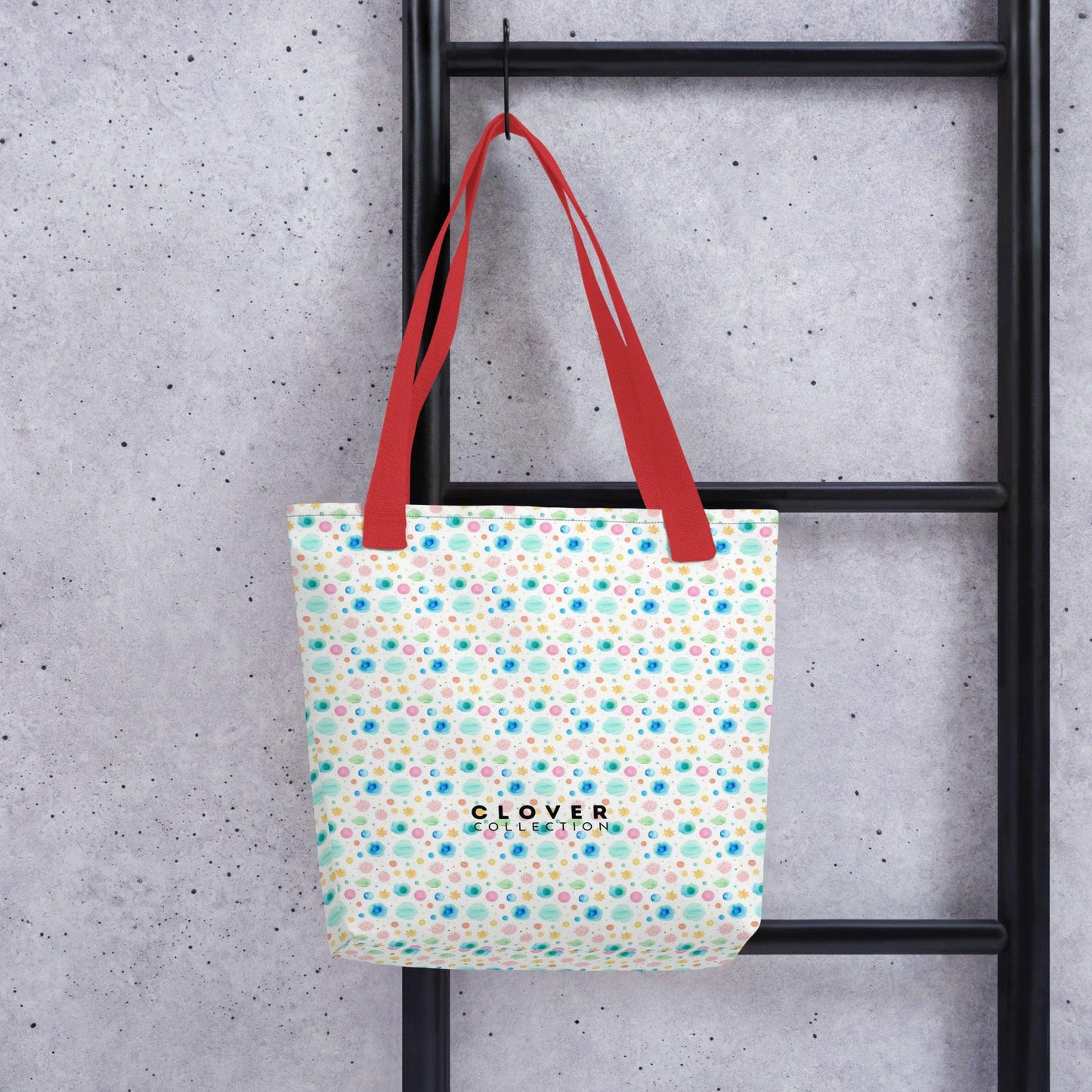 Premium Water Paint Tote Bag - Clover Collection Shop