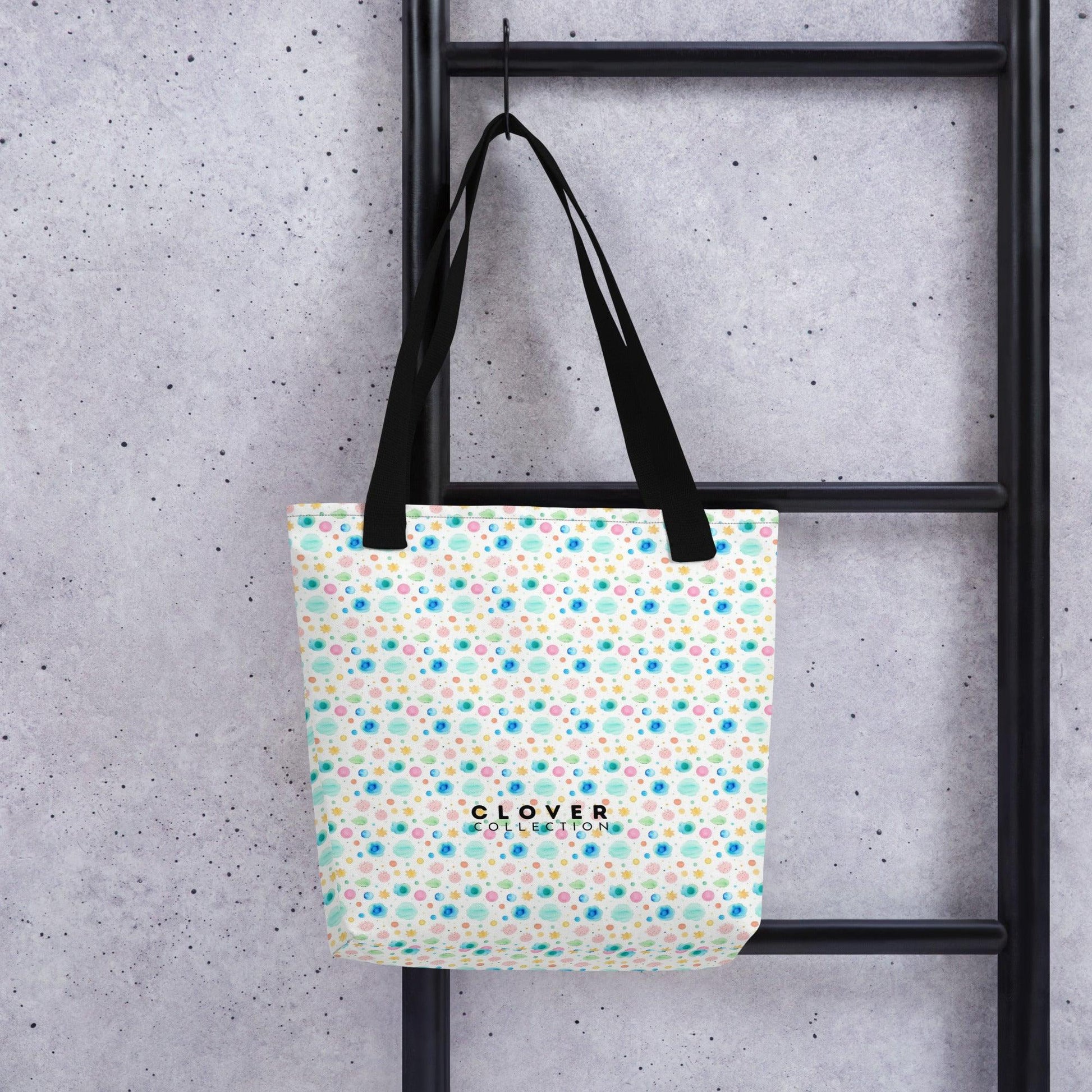 Premium Water Paint Tote Bag - Clover Collection Shop