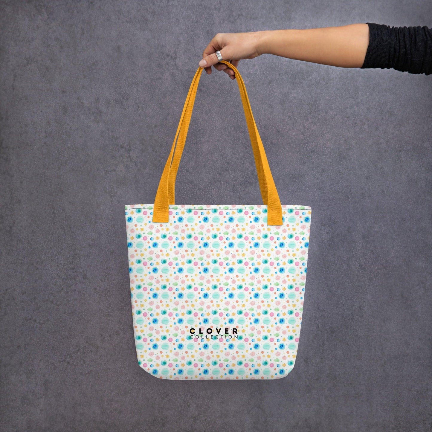 Premium Water Paint Tote Bag - Clover Collection Shop