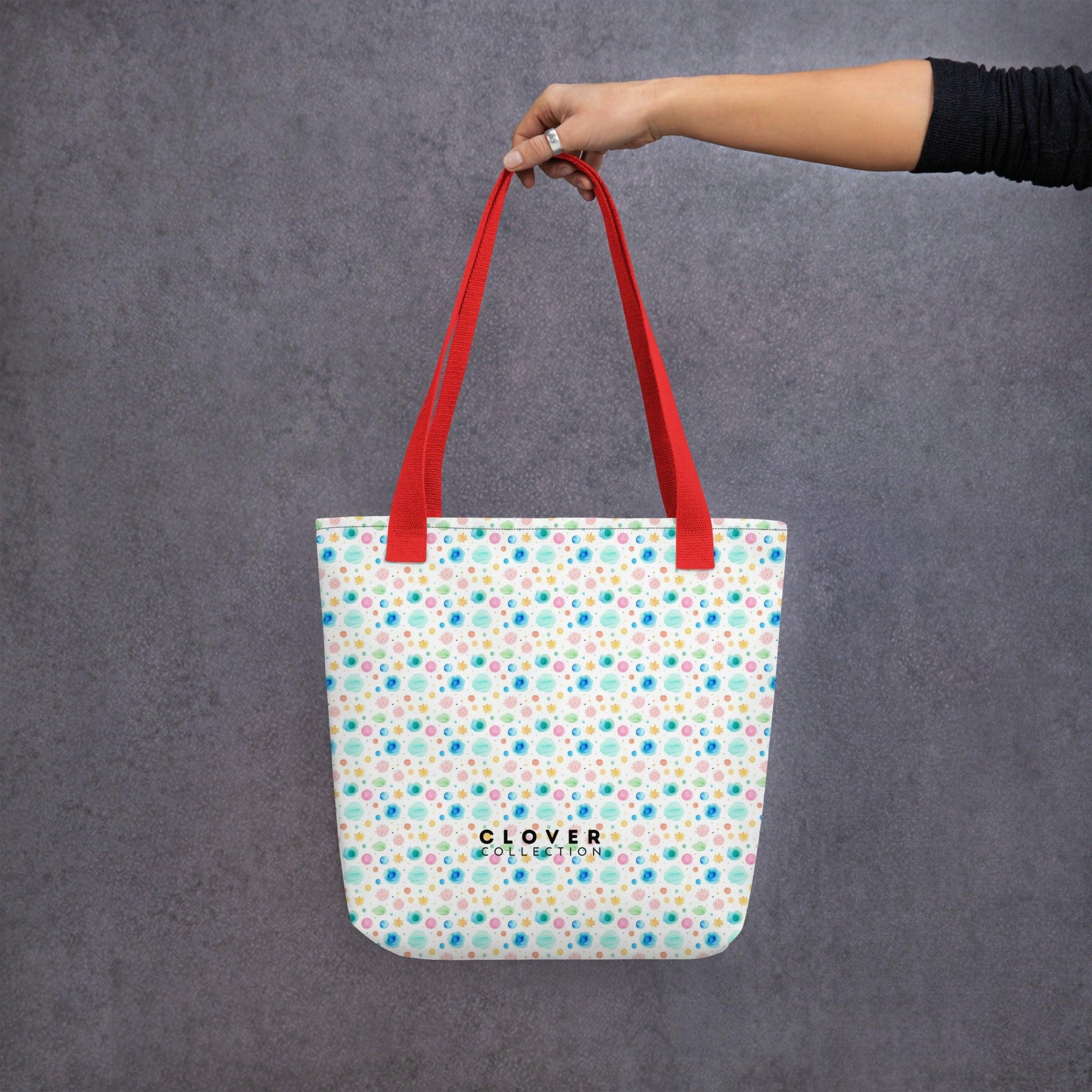 Premium Water Paint Tote Bag - Clover Collection Shop