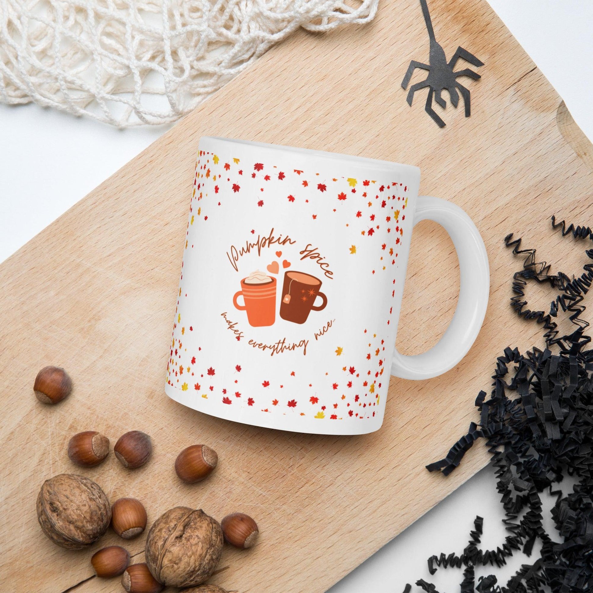 “Pumpkin Spice makes everything nice..” Mug - Clover Collection Shop