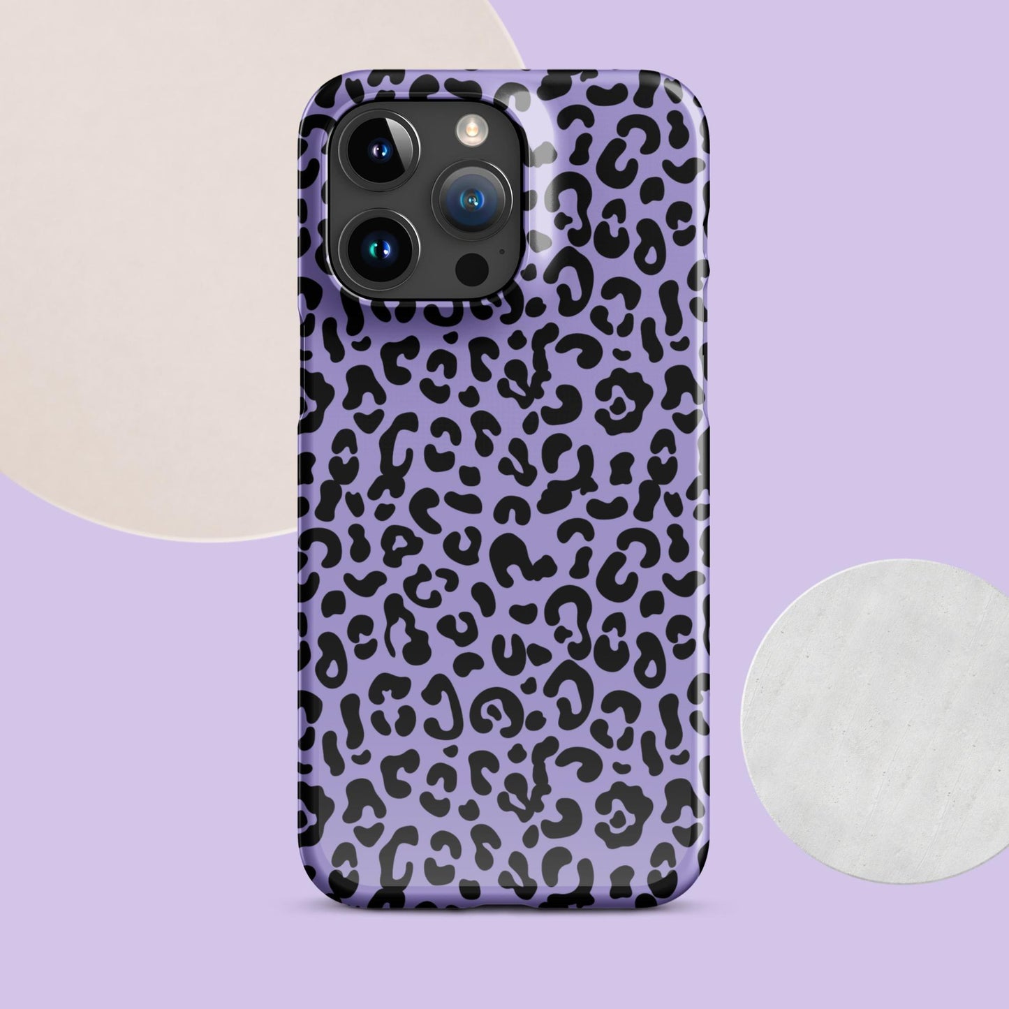 Purple Cheetah Print Snap case for iPhone® - Clover Collection Shop