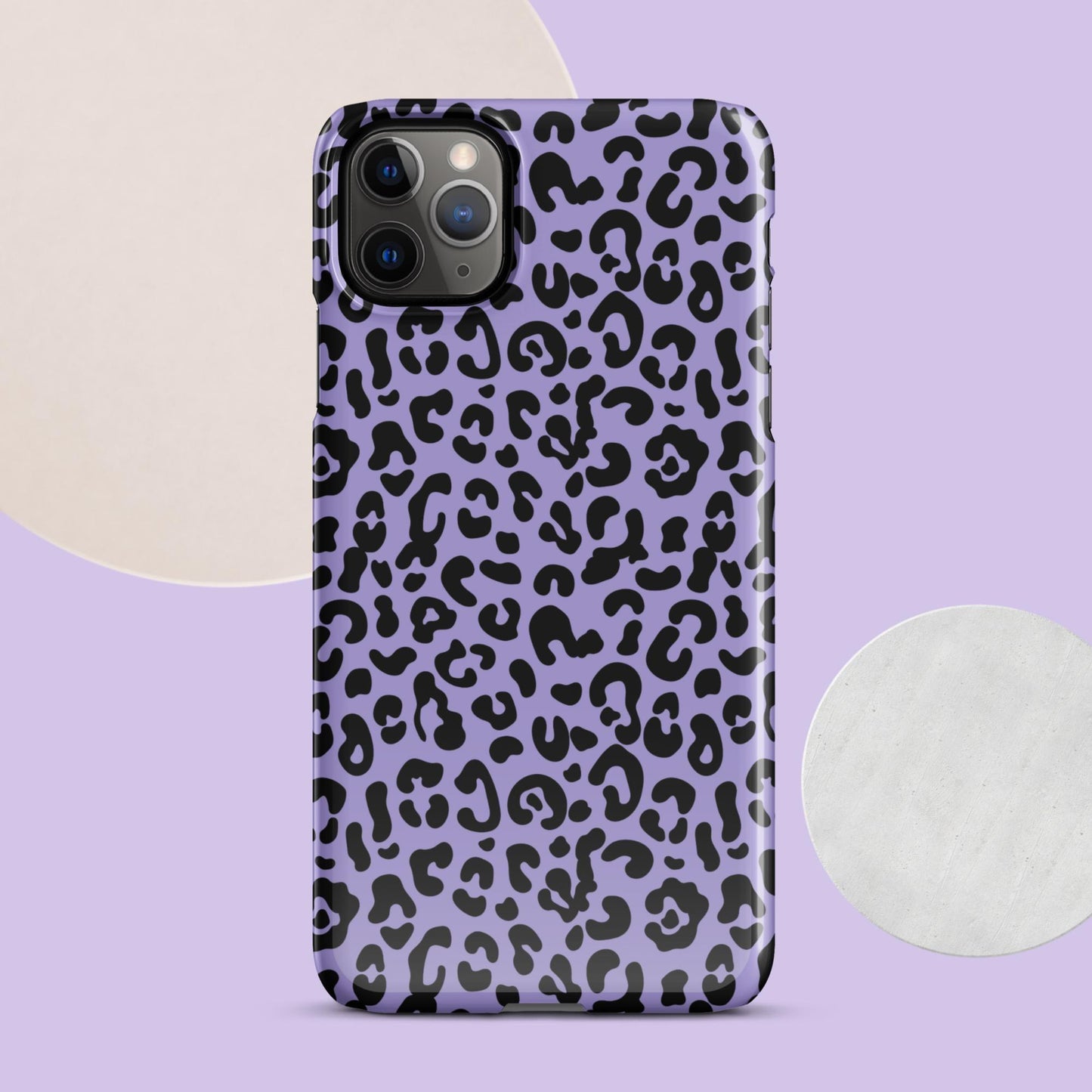 Purple Cheetah Print Snap case for iPhone® - Clover Collection Shop