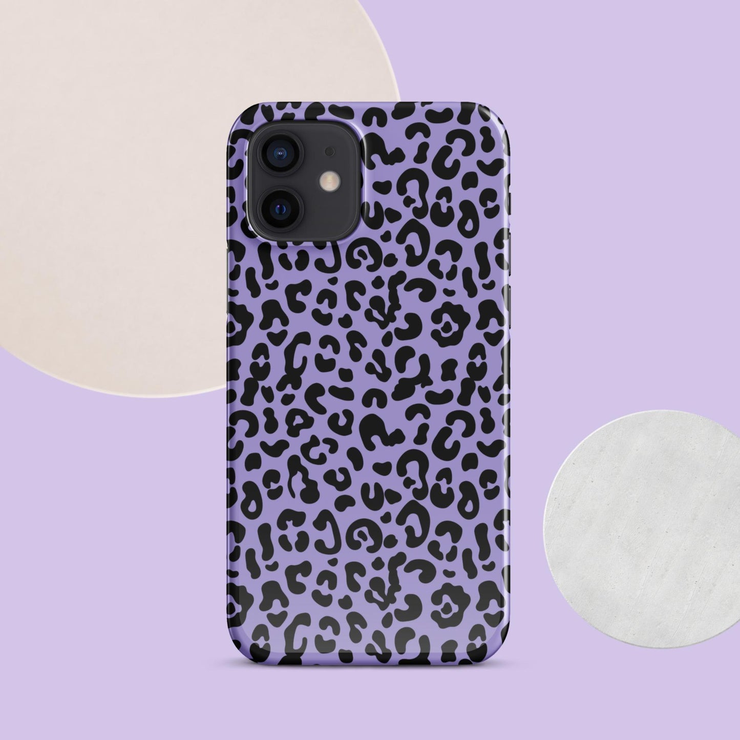 Purple Cheetah Print Snap case for iPhone® - Clover Collection Shop