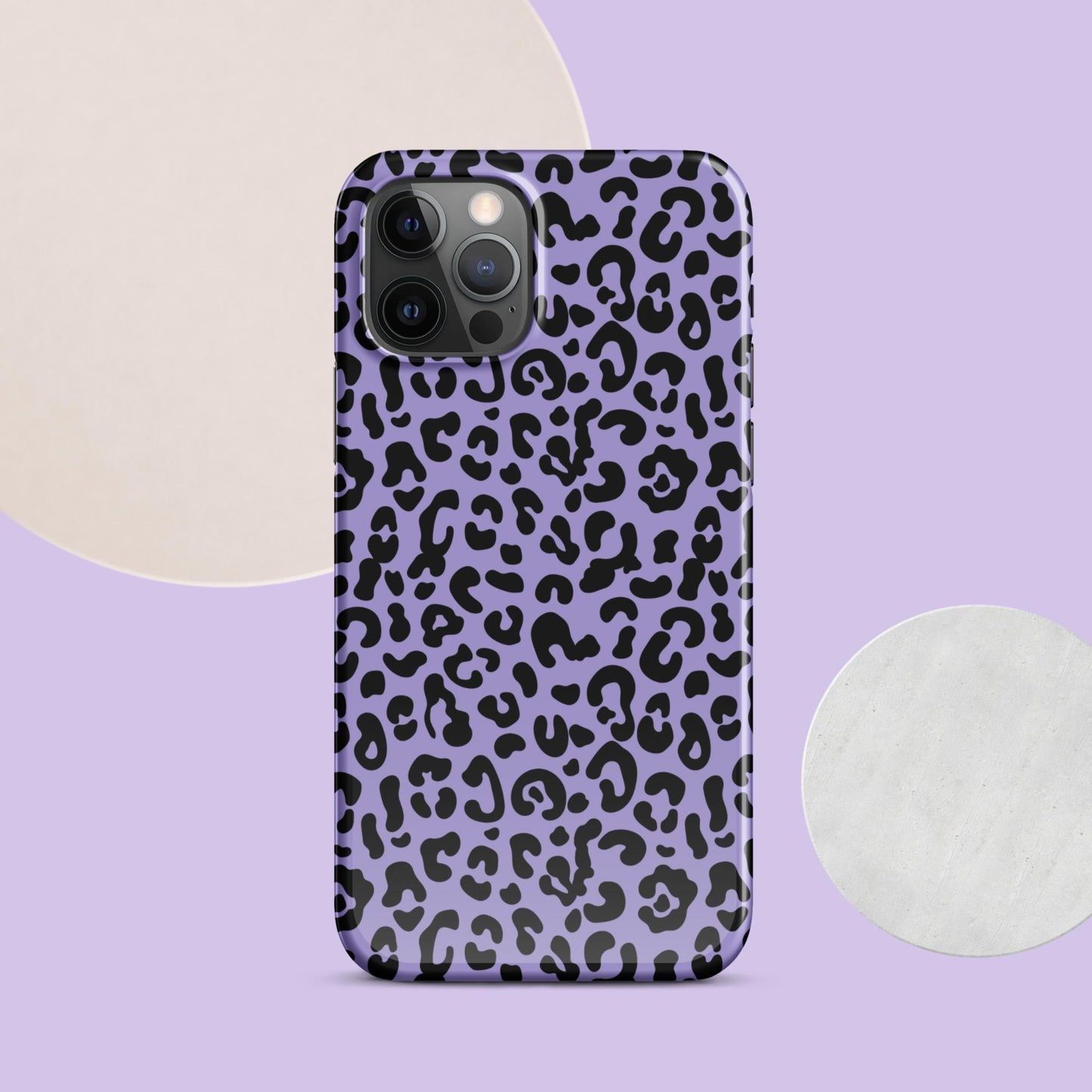 Purple Cheetah Print Snap case for iPhone® - Clover Collection Shop