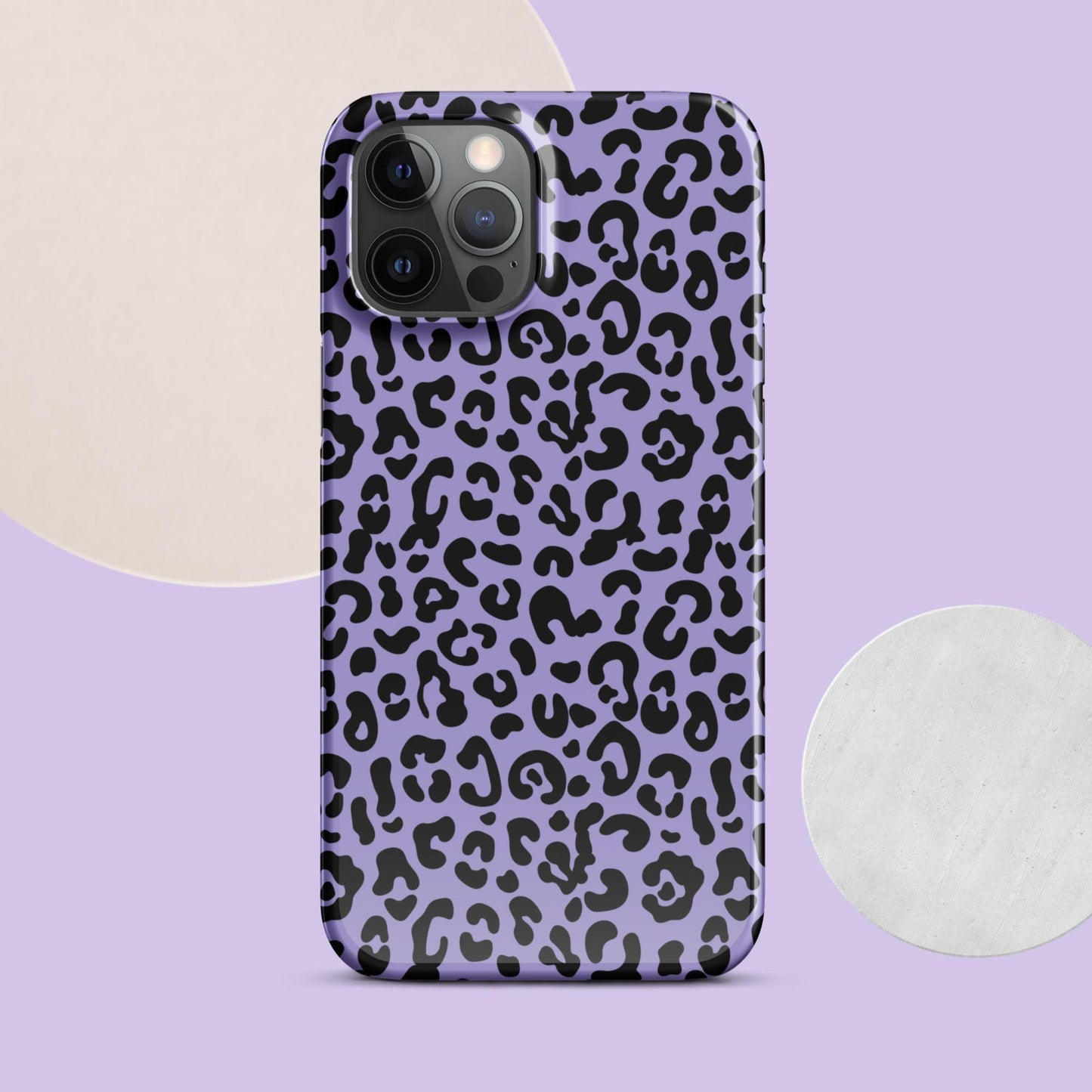 Purple Cheetah Print Snap case for iPhone® - Clover Collection Shop