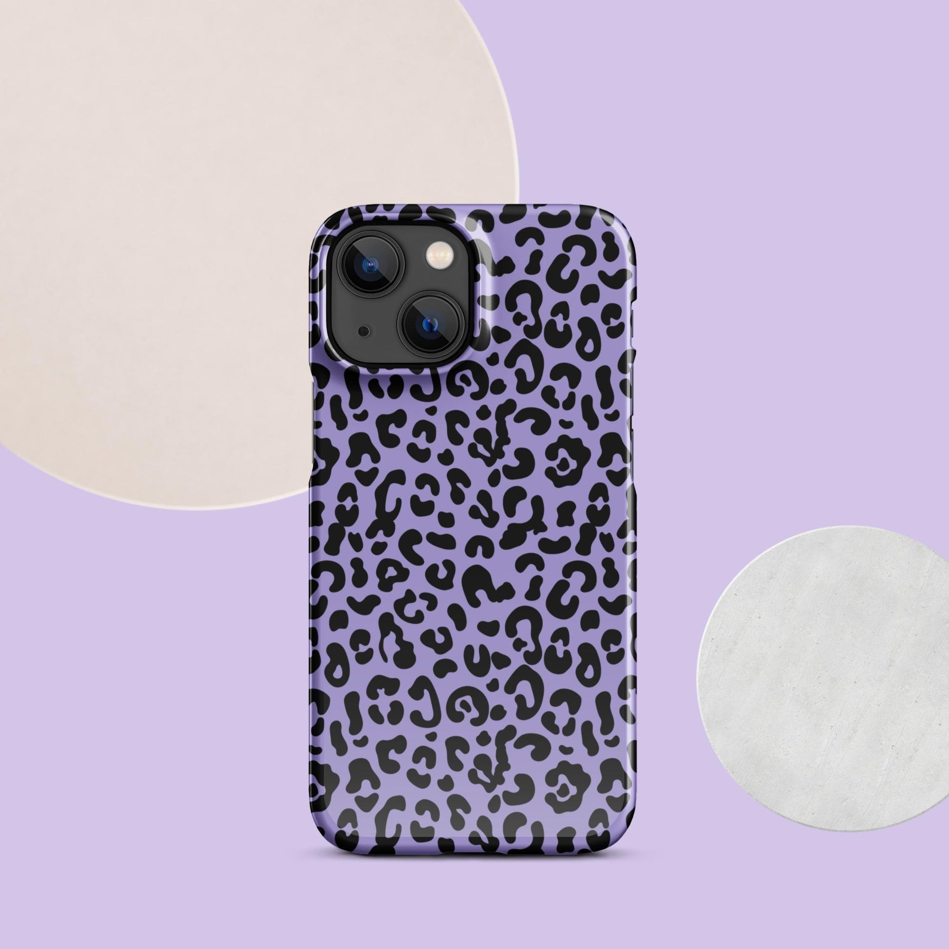 Purple Cheetah Print Snap case for iPhone® - Clover Collection Shop