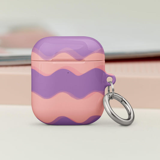 Purple Waves Summer Vibes AirPods® Case - Clover Collection Shop