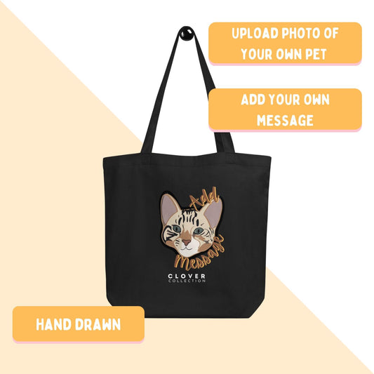 Put Your Pet on an Eco Tote Bag - Clover Collection Shop
