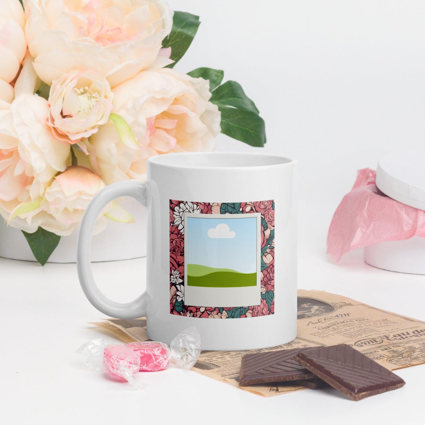 Rose Polaroid Mug - Clover Collection Shop