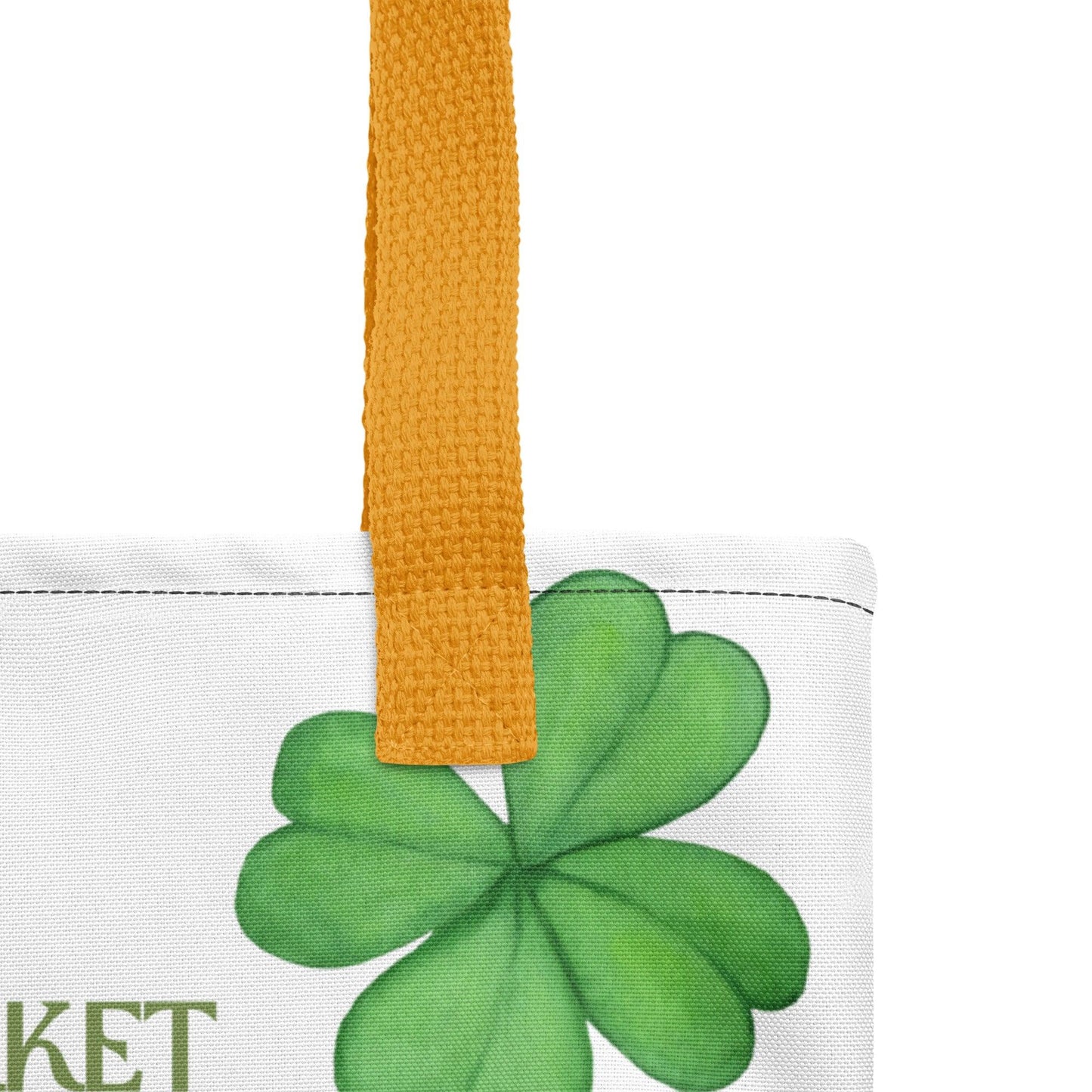 Shamrock (Ireland) Flower Market Premium Tote Bag - Clover Collection Shop