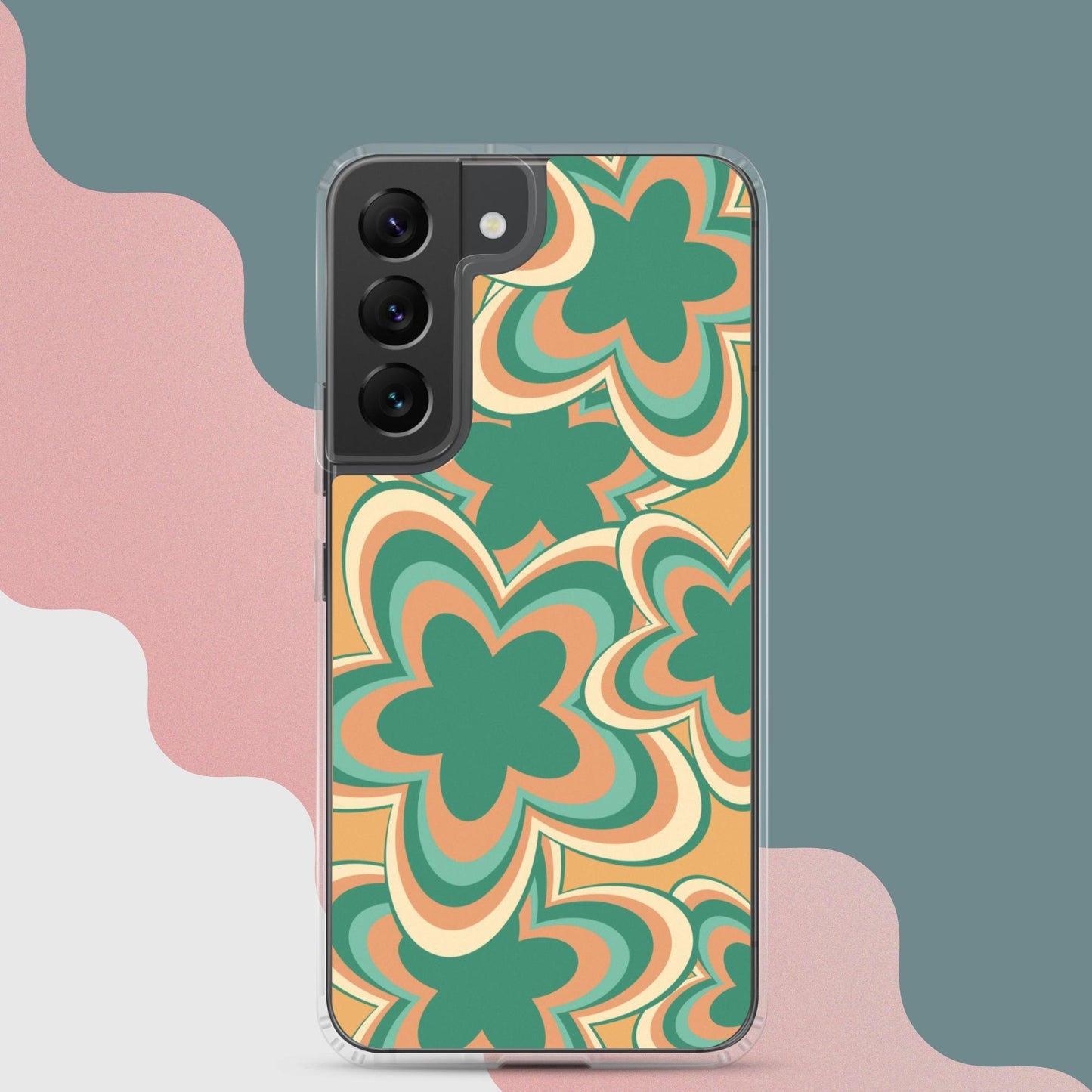 Stary Waves Summer Vibes Clear Case for Samsung® - Clover Collection Shop