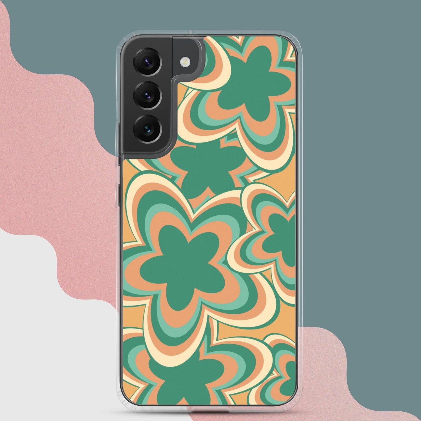 Stary Waves Summer Vibes Clear Case for Samsung® - Clover Collection Shop