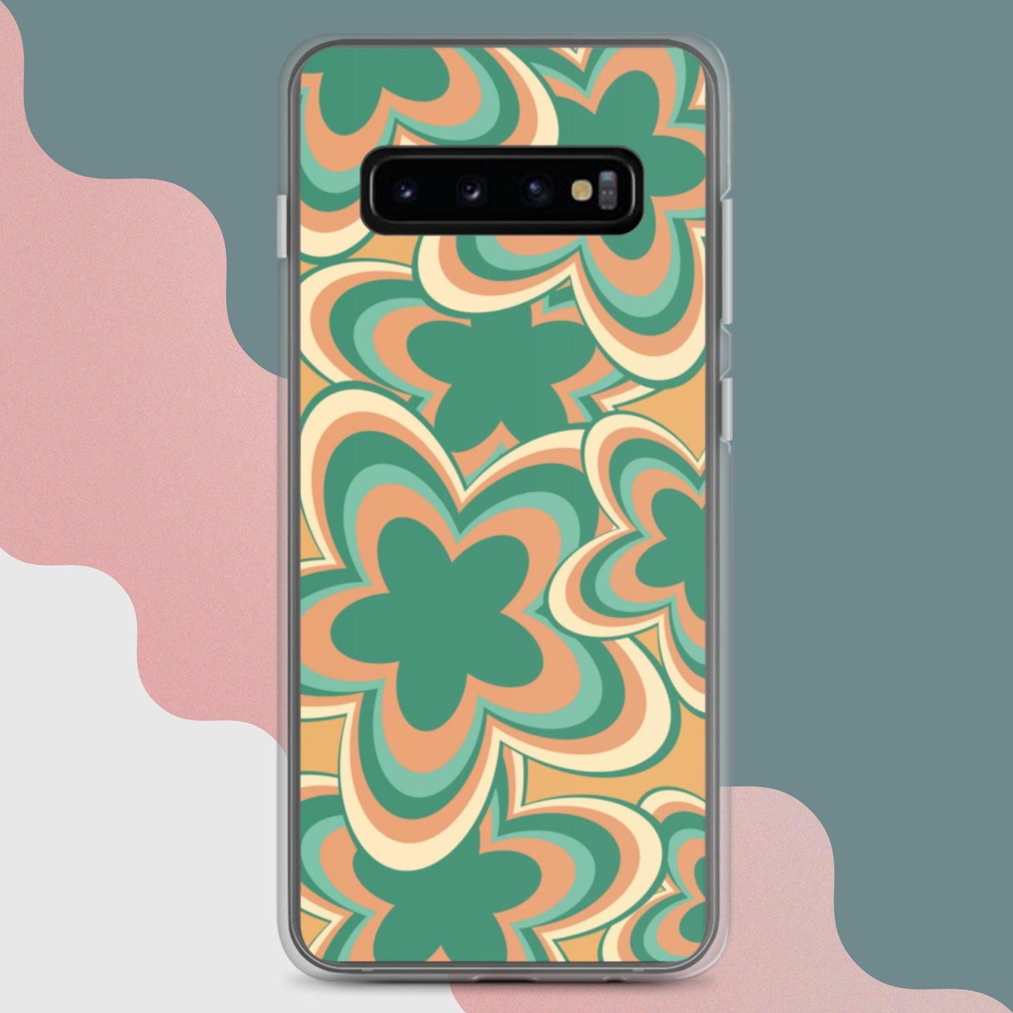 Stary Waves Summer Vibes Clear Case for Samsung® - Clover Collection Shop