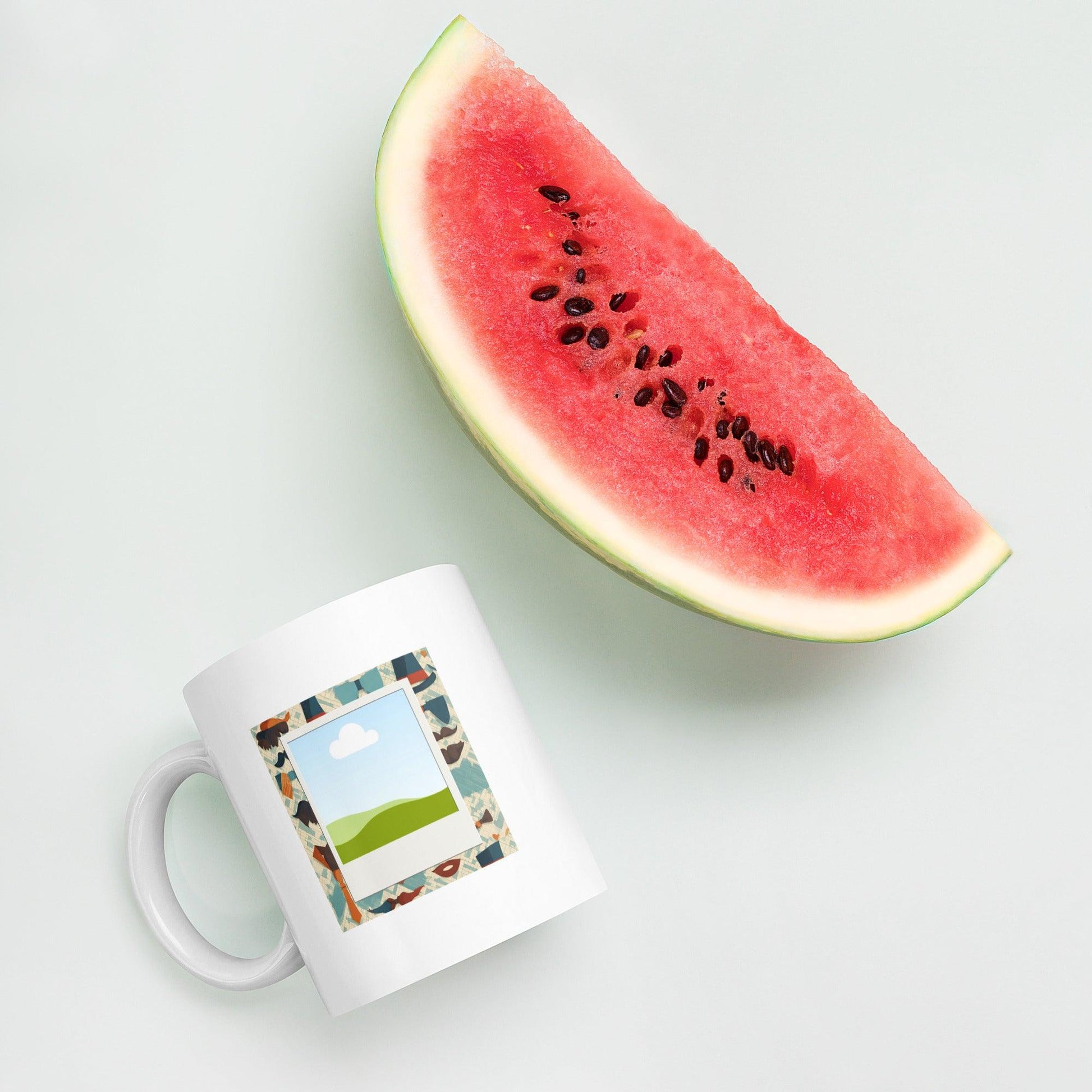 Suit and Tie Polaroid Mug - Clover Collection Shop