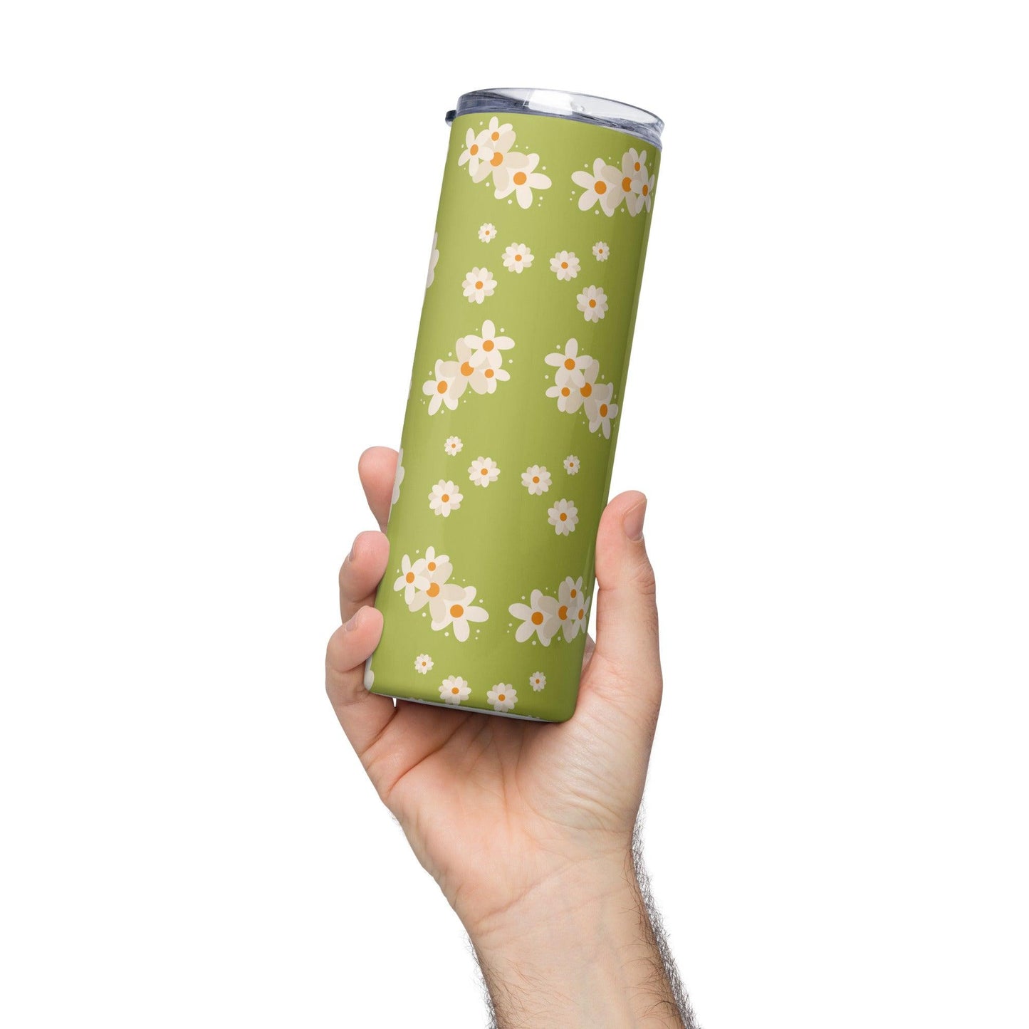 Summer Daisies Stainless Steel Tumbler - Clover Collection Shop