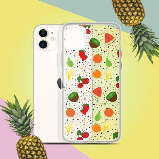 Summer-Fruits Collection Clear Case for iPhone® - Clover Collection Shop