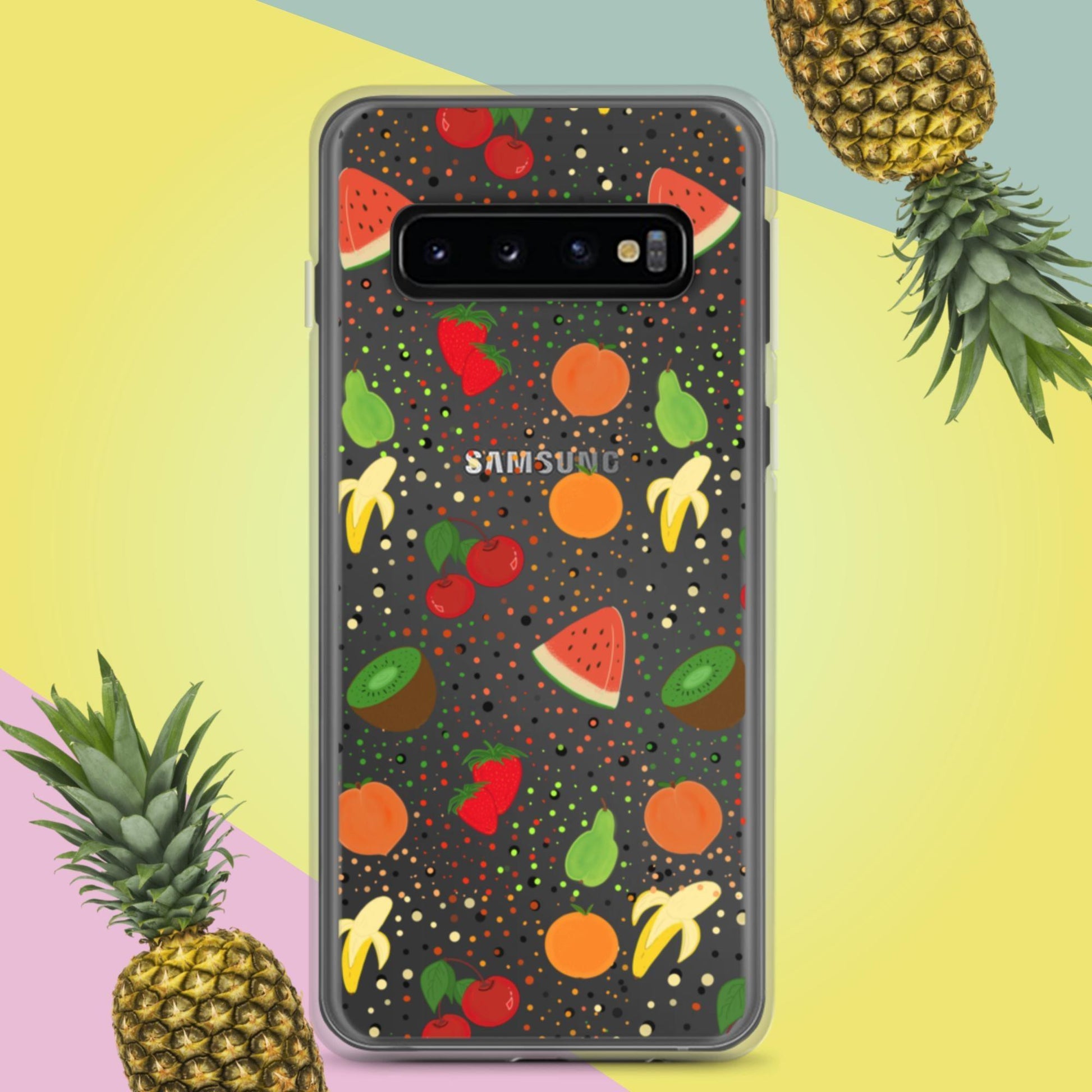 Summer-Fruits Collection Clear Case for Samsung® - Clover Collection Shop