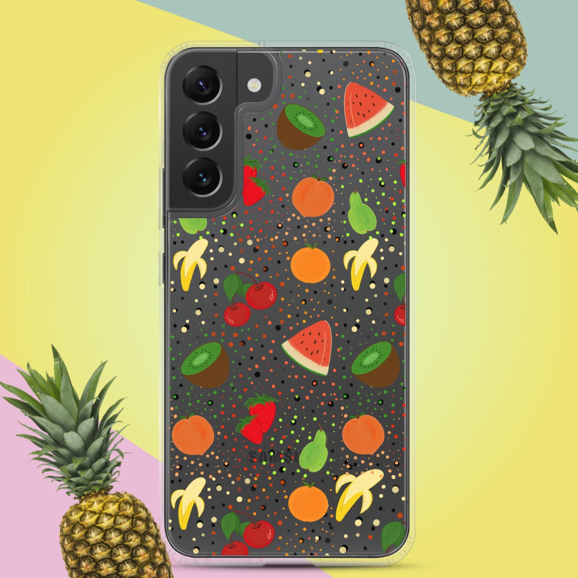 Summer-Fruits Collection Clear Case for Samsung® - Clover Collection Shop