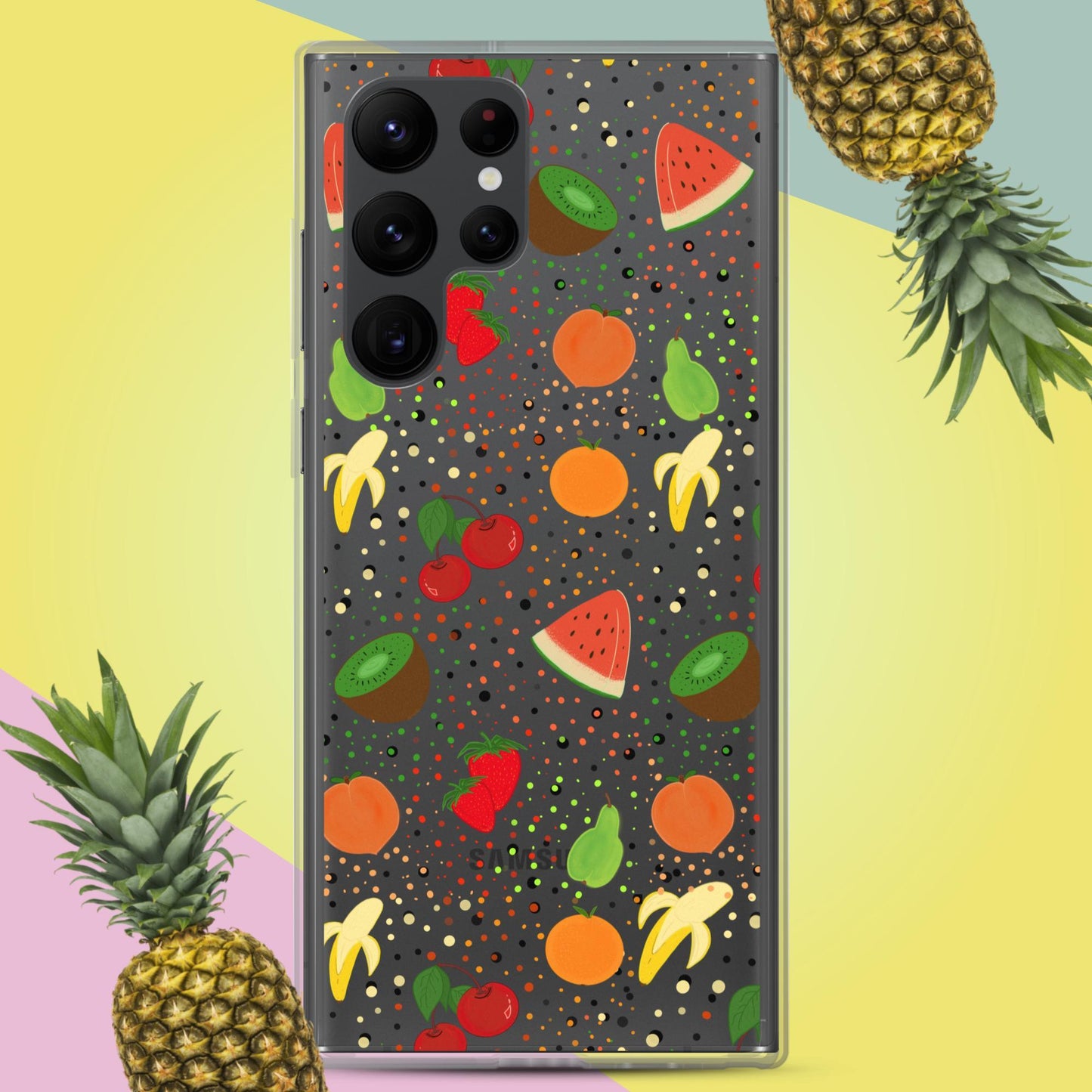 Summer-Fruits Collection Clear Case for Samsung® - Clover Collection Shop