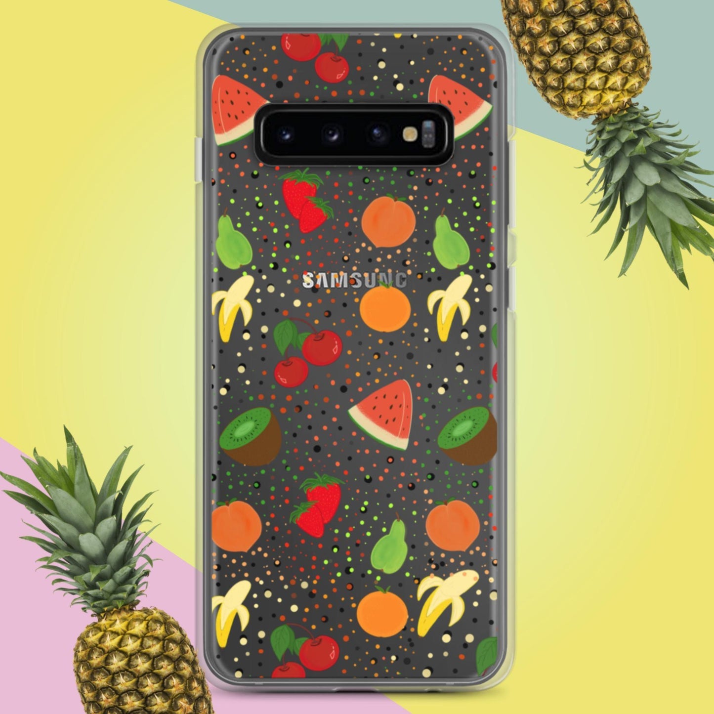 Summer-Fruits Collection Clear Case for Samsung® - Clover Collection Shop