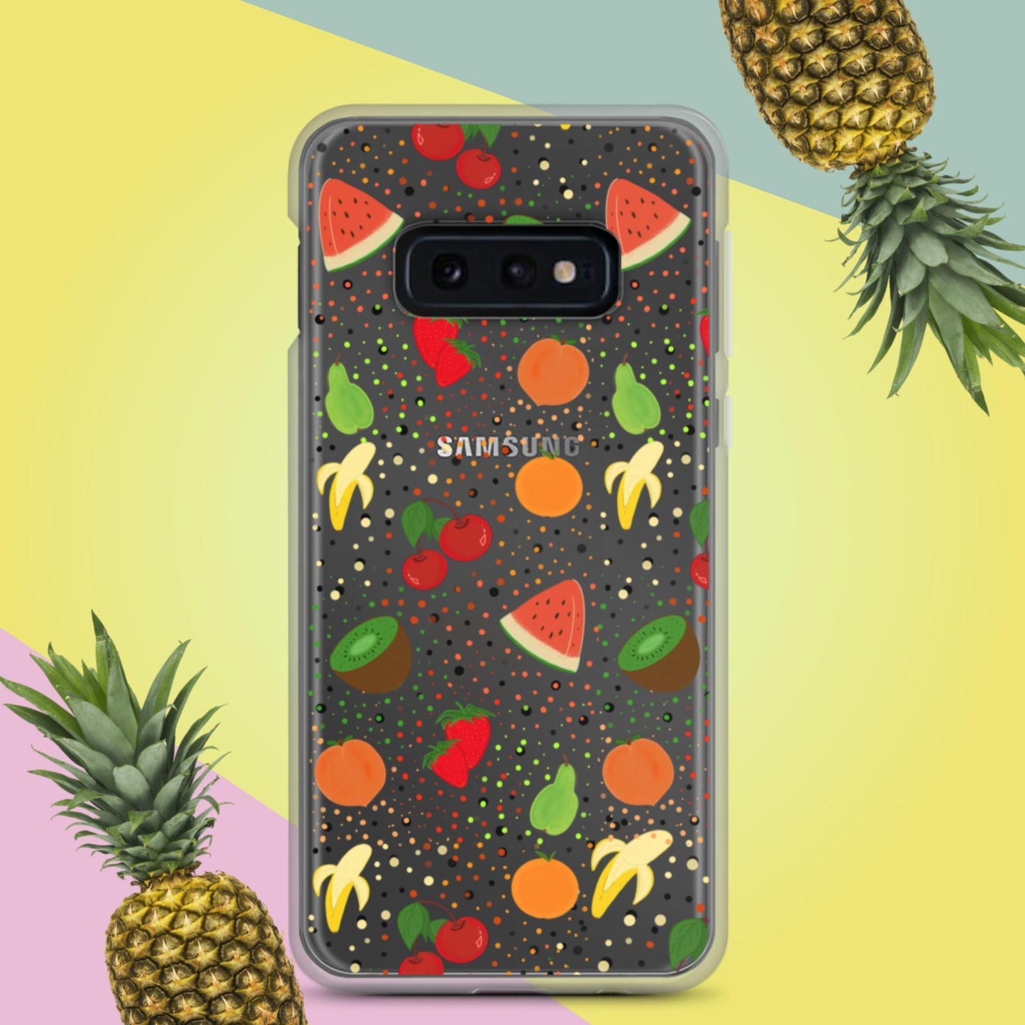 Summer-Fruits Collection Clear Case for Samsung® - Clover Collection Shop