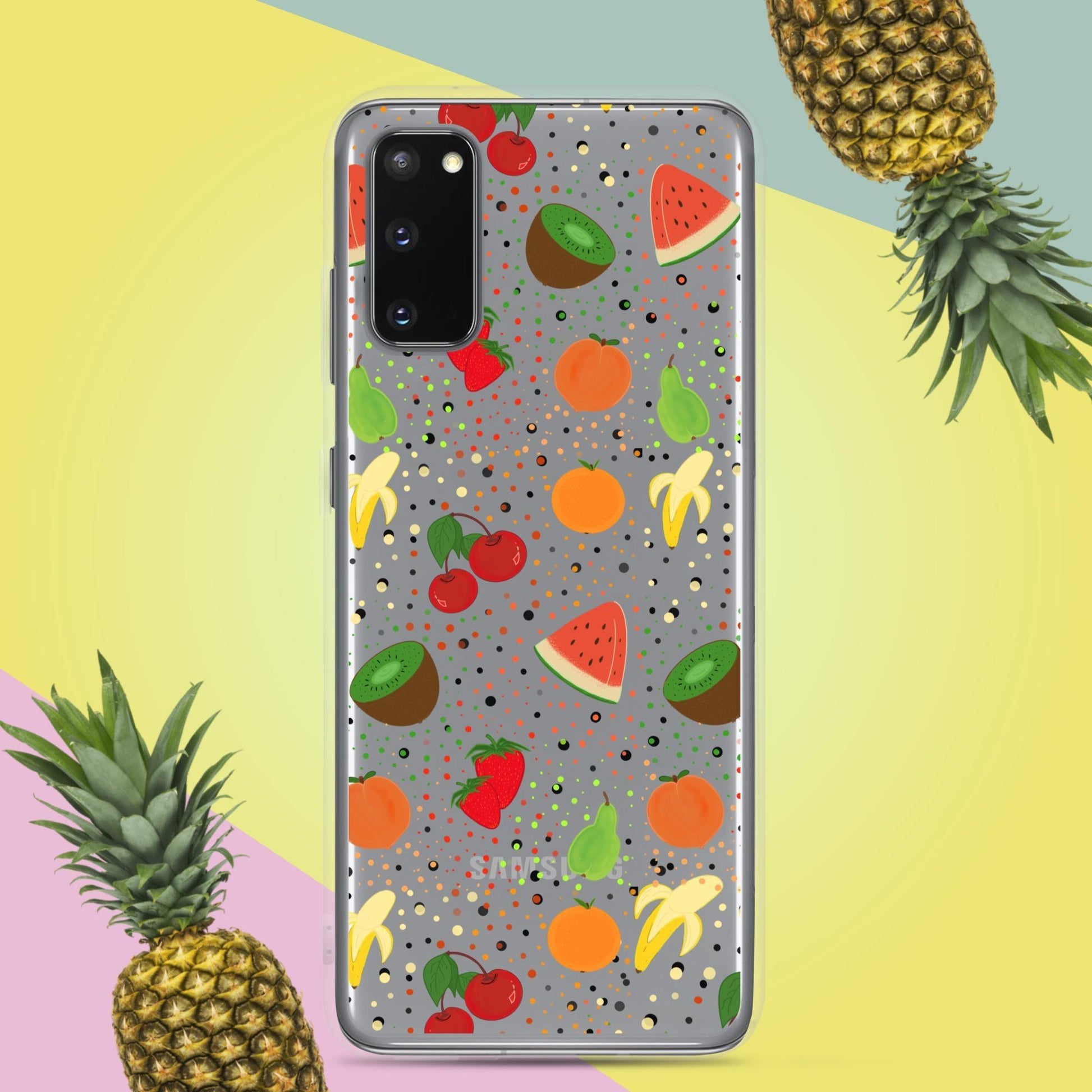 Summer-Fruits Collection Clear Case for Samsung® - Clover Collection Shop