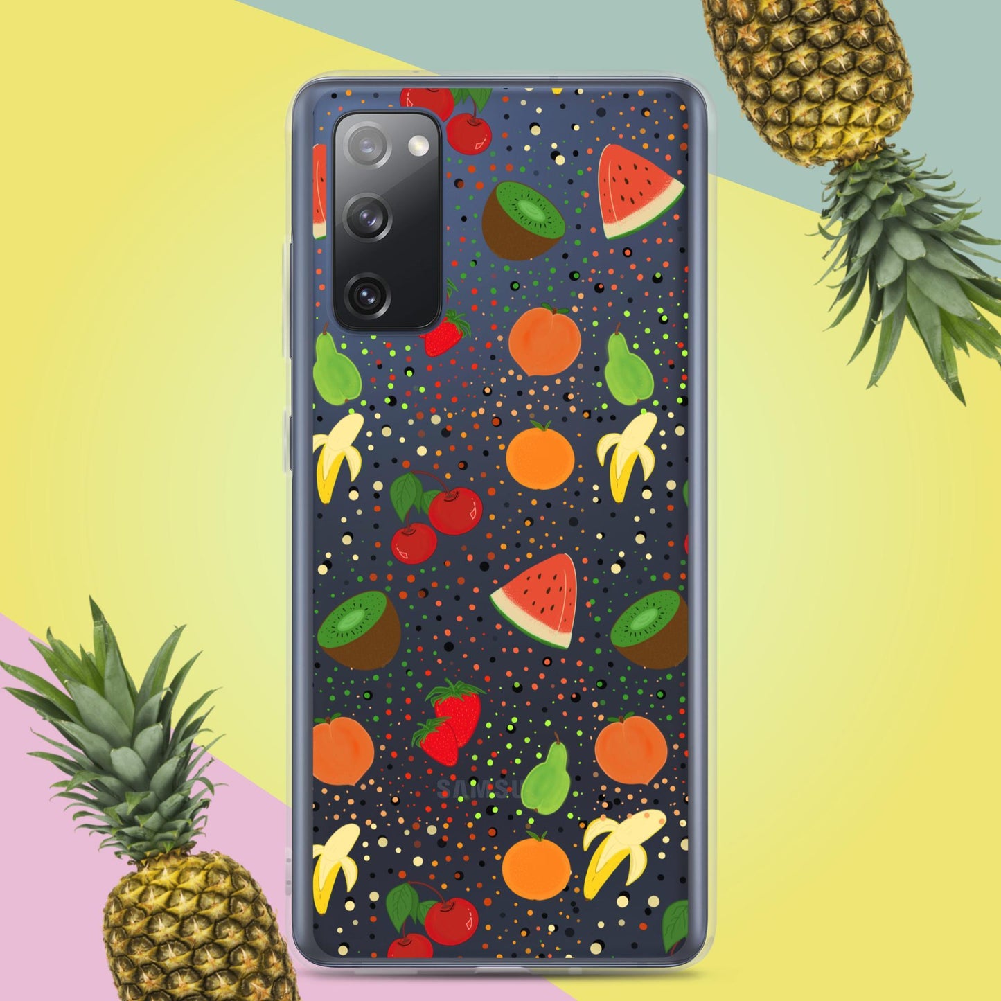 Summer-Fruits Collection Clear Case for Samsung® - Clover Collection Shop