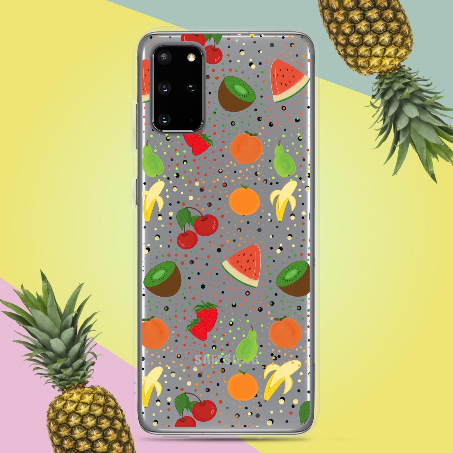 Summer-Fruits Collection Clear Case for Samsung® - Clover Collection Shop