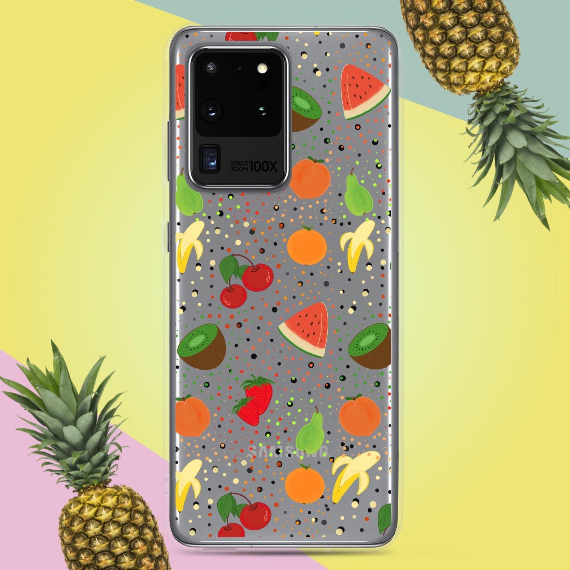 Summer-Fruits Collection Clear Case for Samsung® - Clover Collection Shop