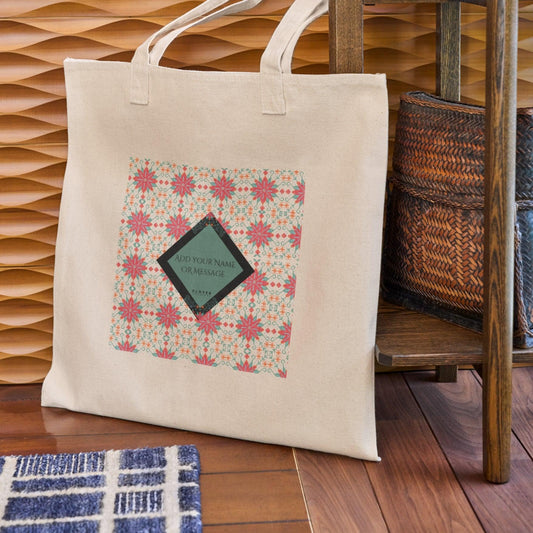 Traditional Tile Eco Tote Bag - Clover Collection Shop