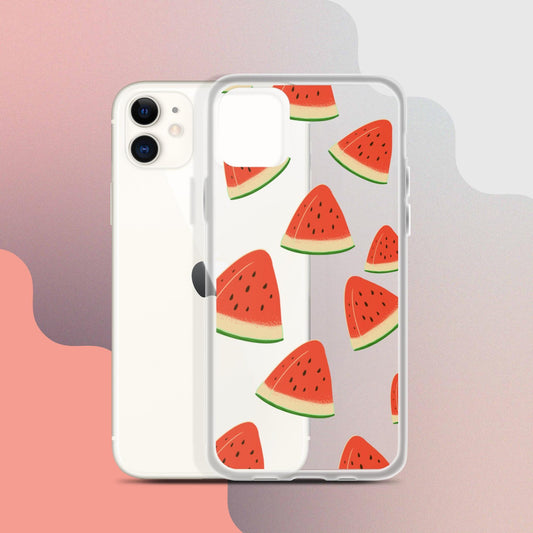 Watermelon Summer-Fruits Clear Case for iPhone® - Clover Collection Shop