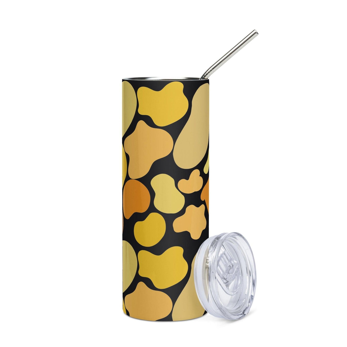 Yellow Patch Stainless Steel Tumbler - Clover Collection Shop