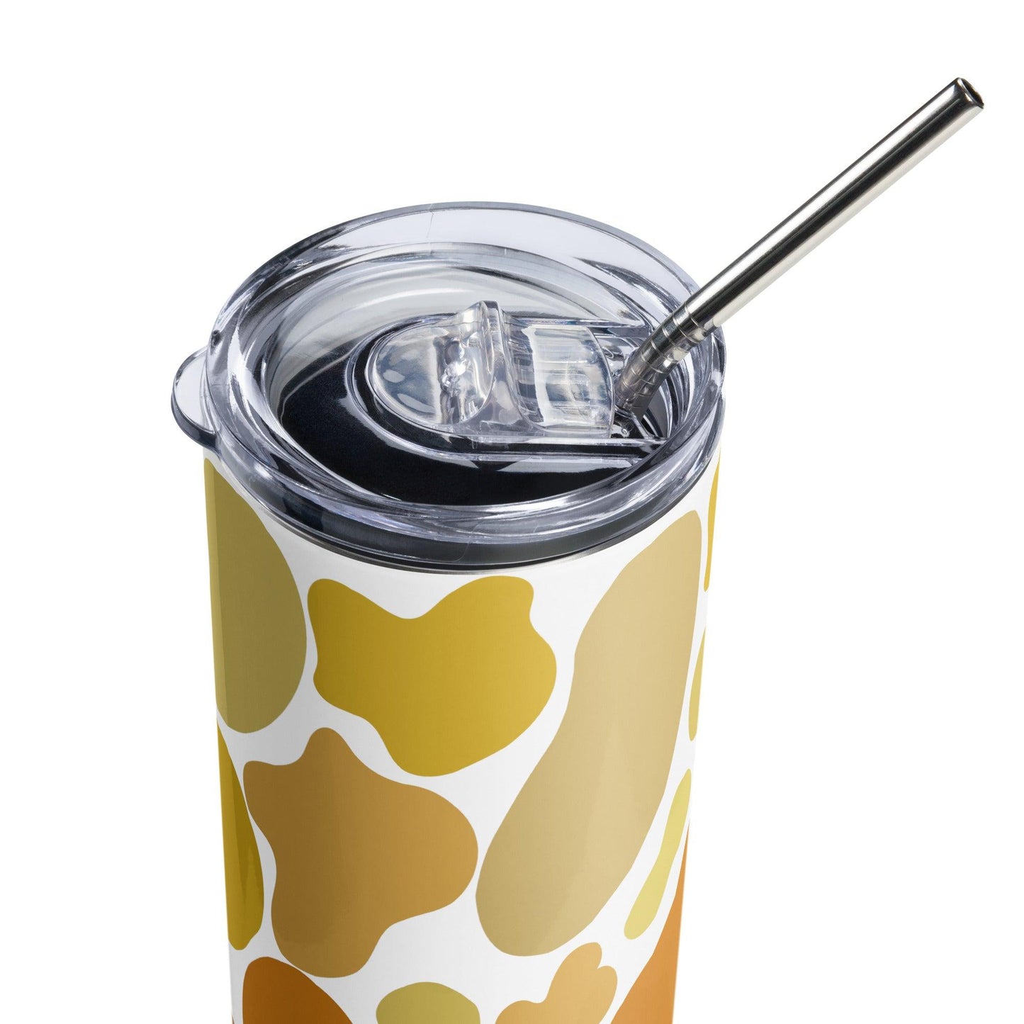 Yellow Patch Stainless Steel Tumbler - Clover Collection Shop