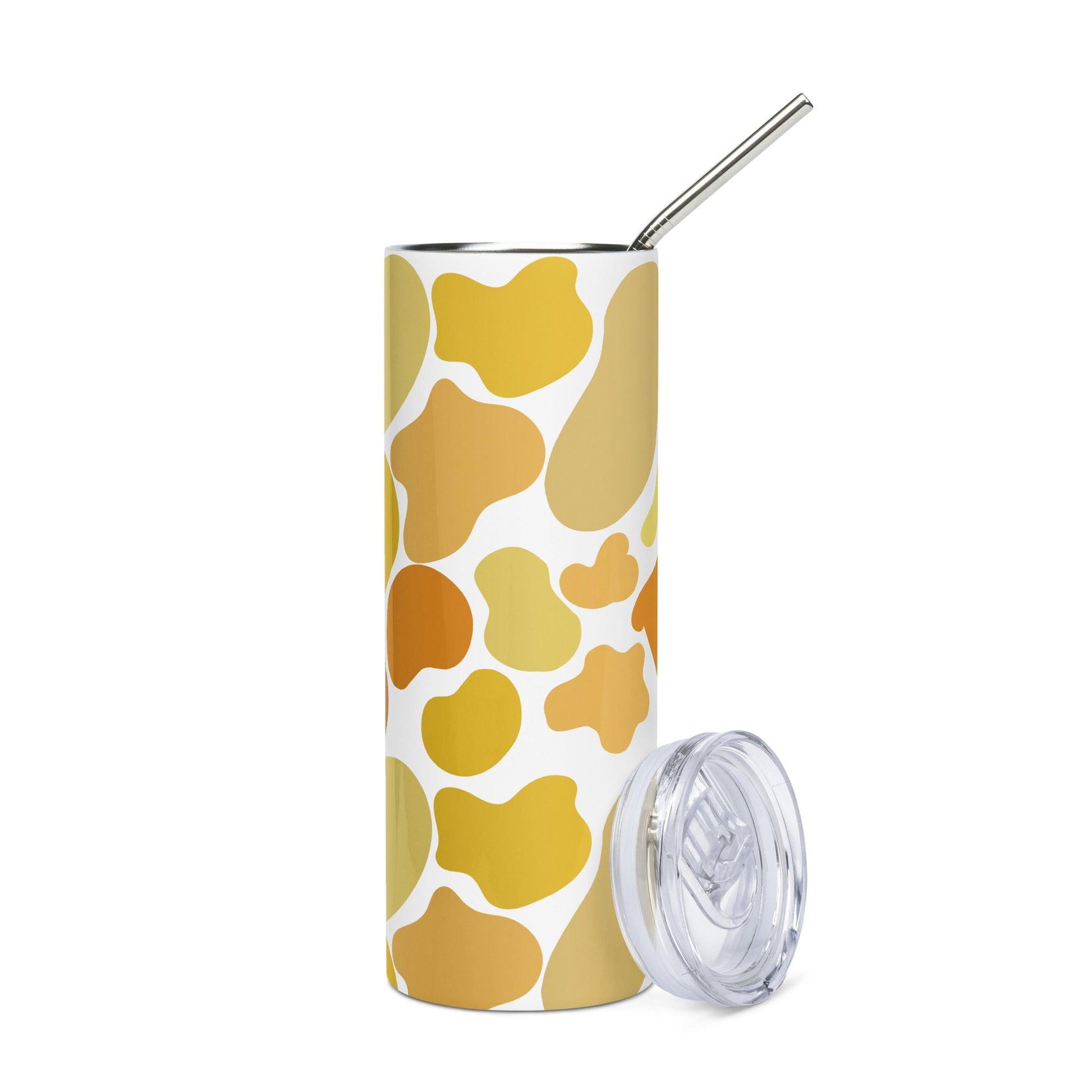 Yellow Patch Stainless Steel Tumbler - Clover Collection Shop