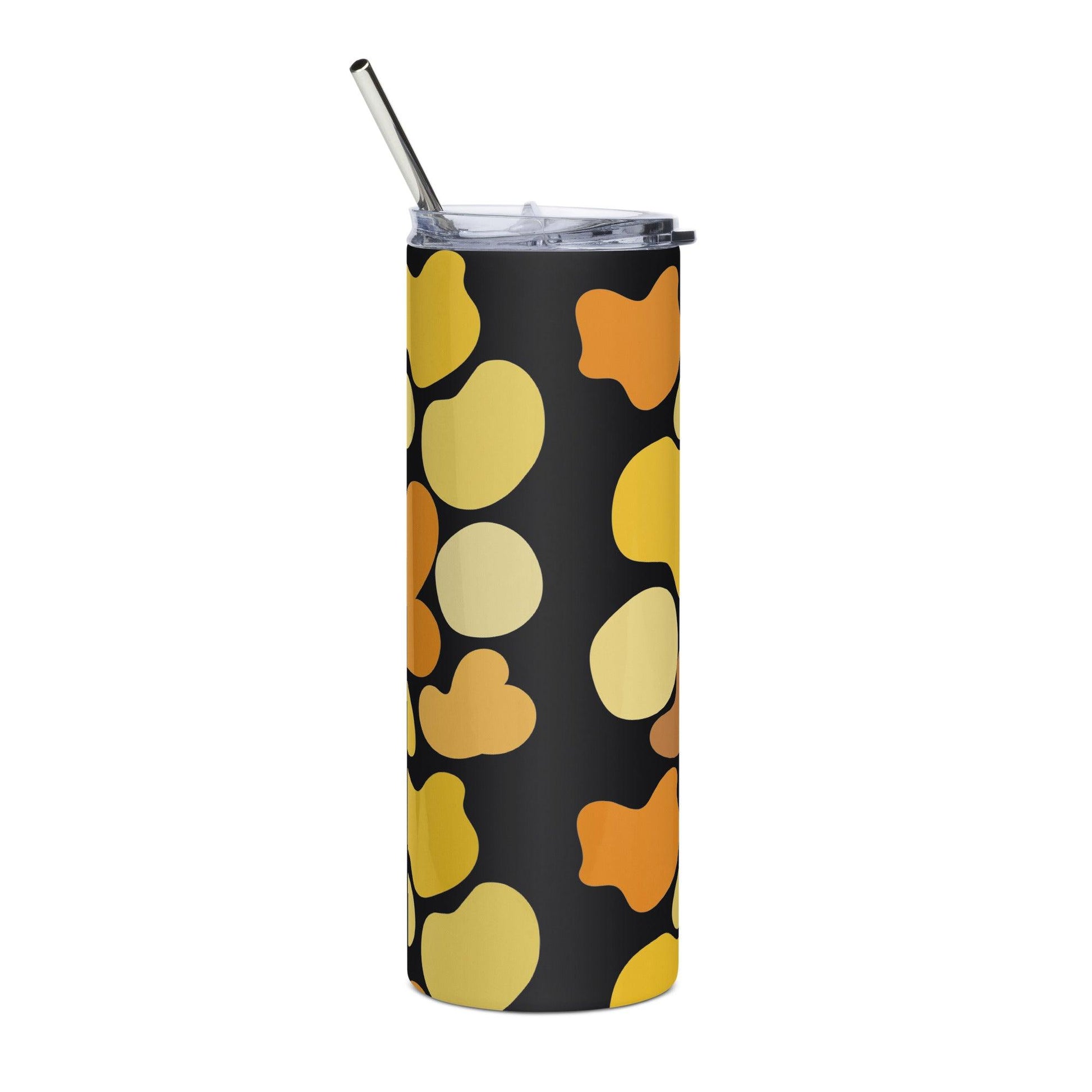 Yellow Patch Stainless Steel Tumbler - Clover Collection Shop