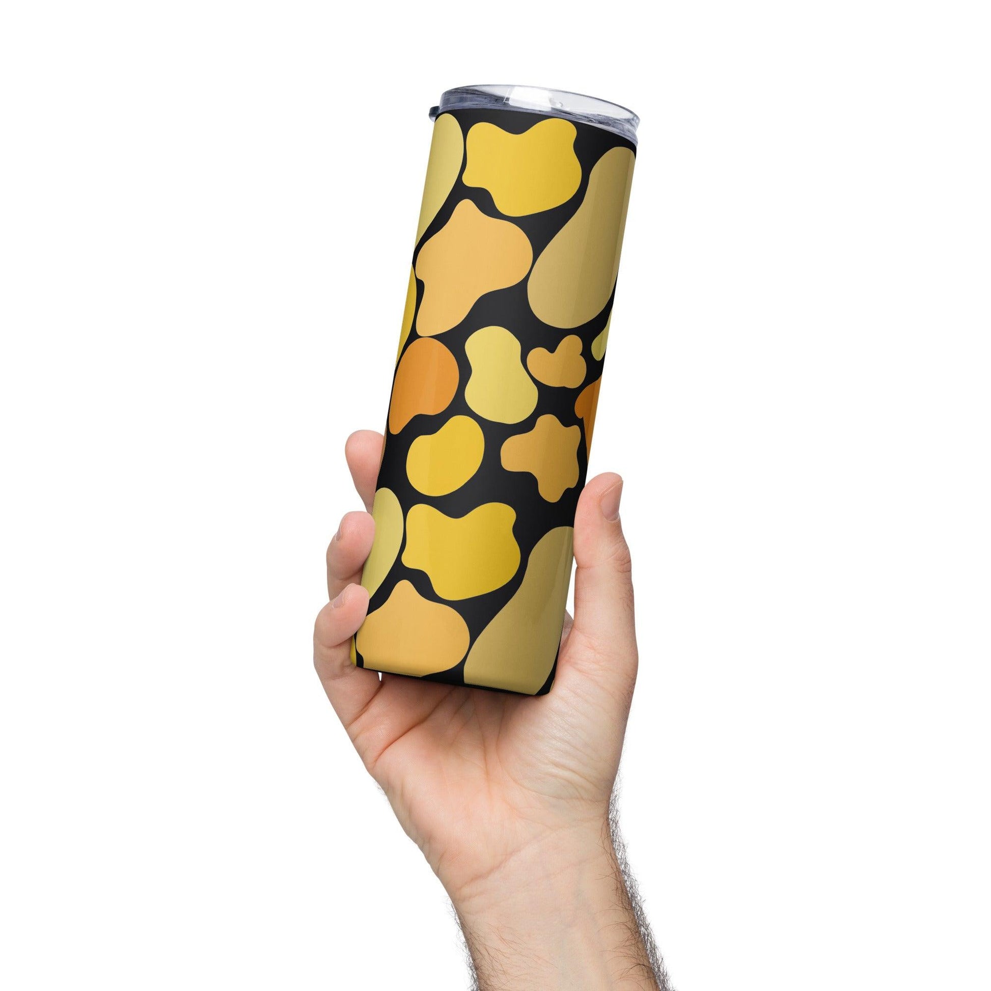 Yellow Patch Stainless Steel Tumbler - Clover Collection Shop